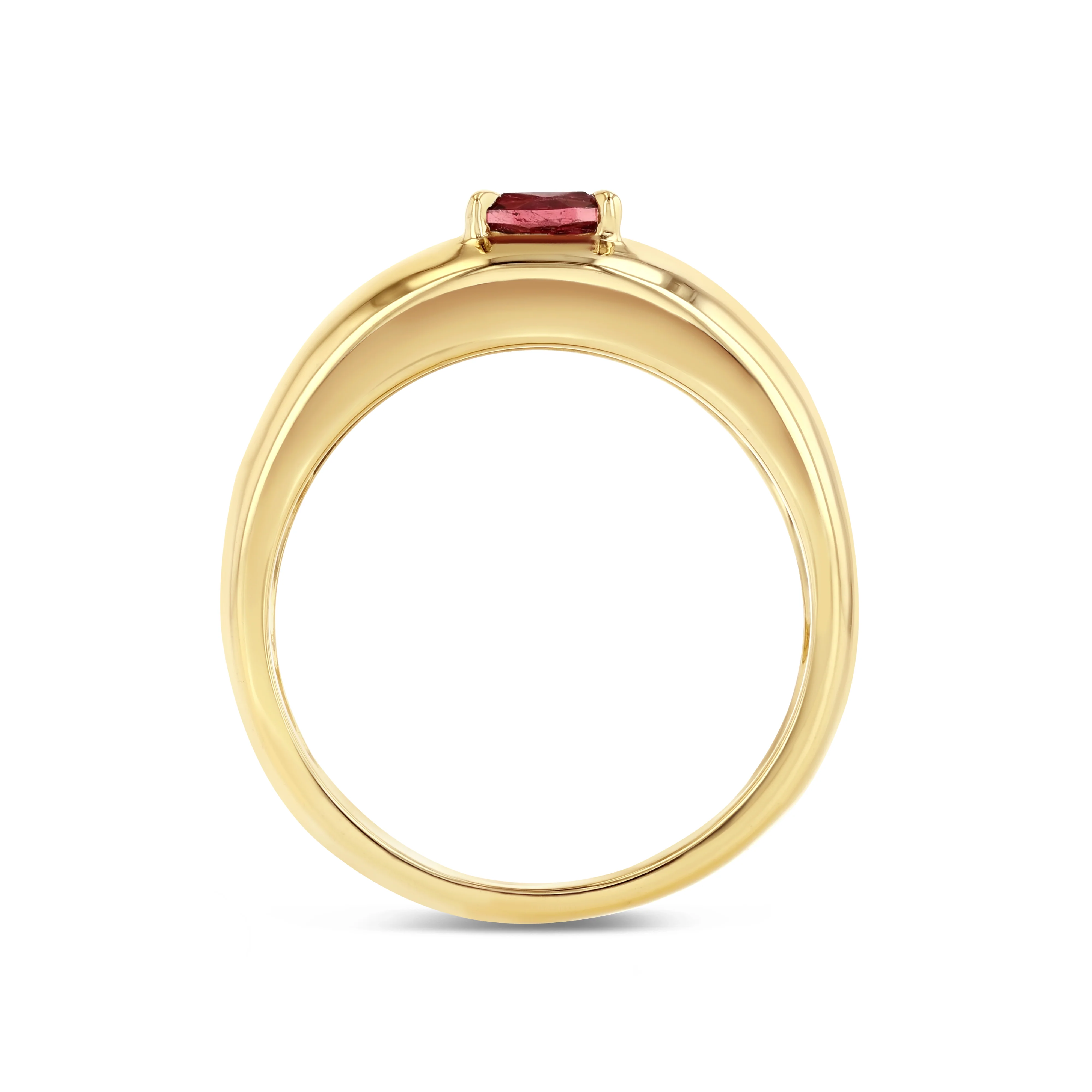0.70CT PINK TOURMALINE CLOUD RING - Image 2