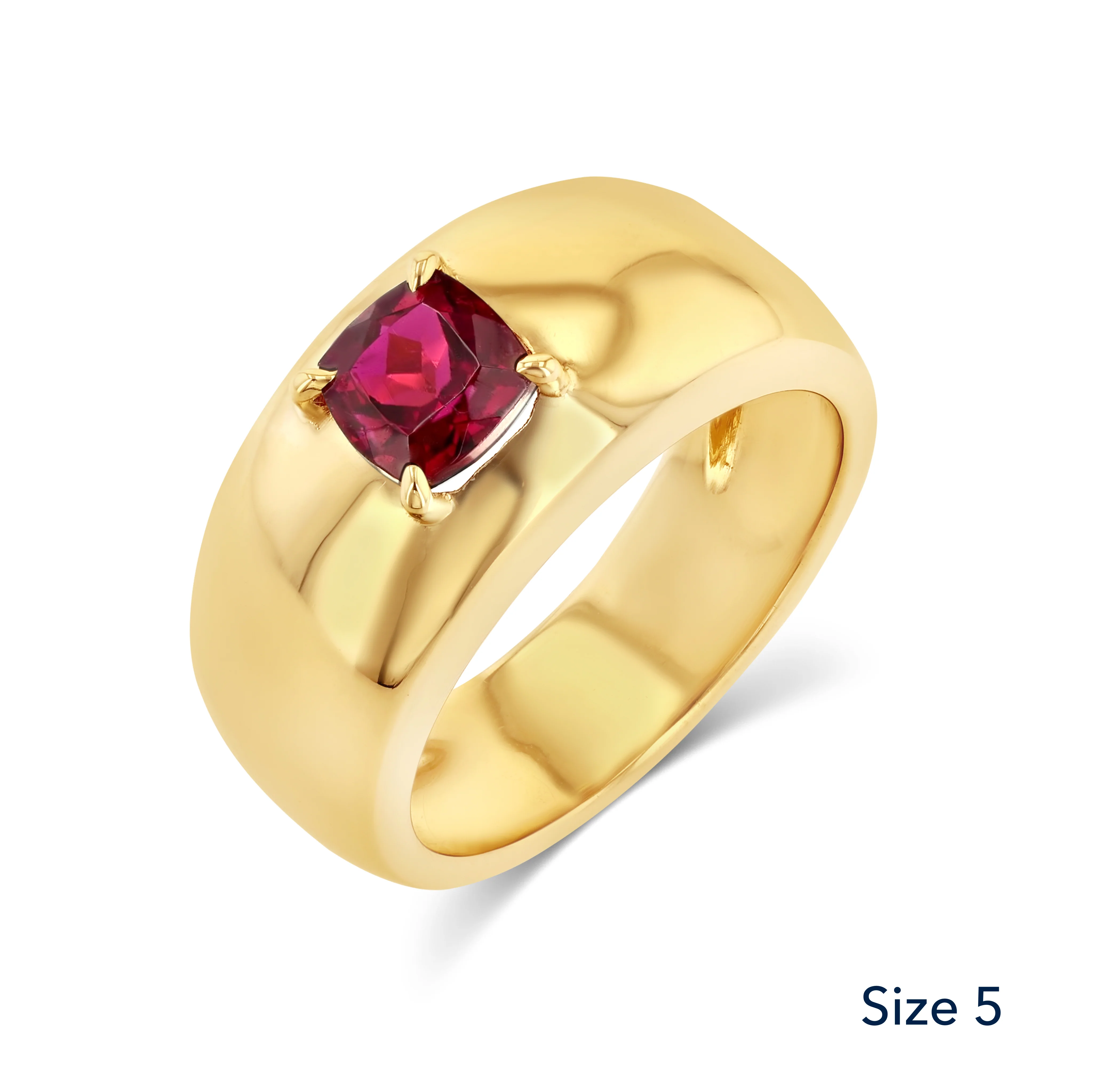 0.70CT PINK TOURMALINE CLOUD RING - Image 6