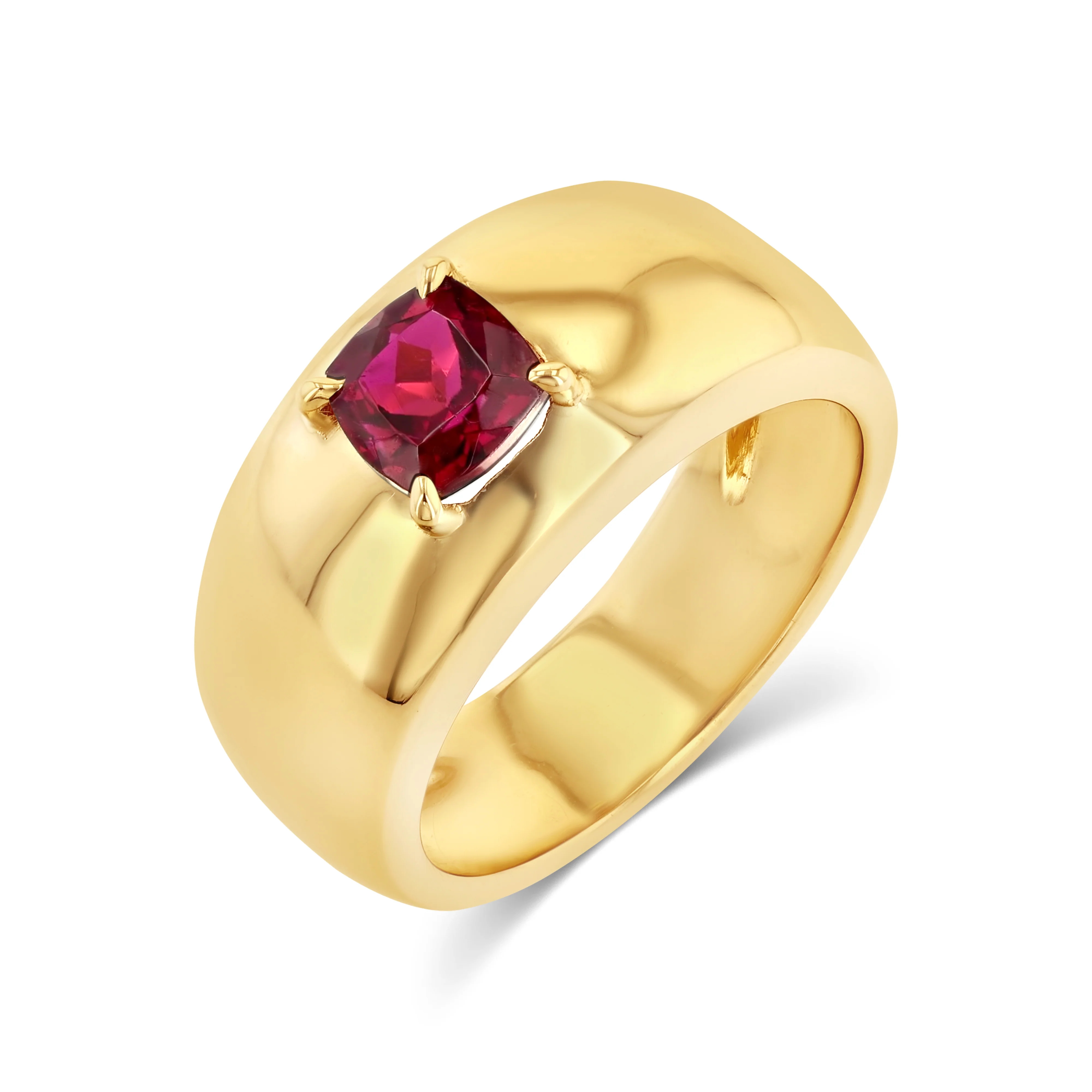 0.70CT PINK TOURMALINE CLOUD RING - Image 8