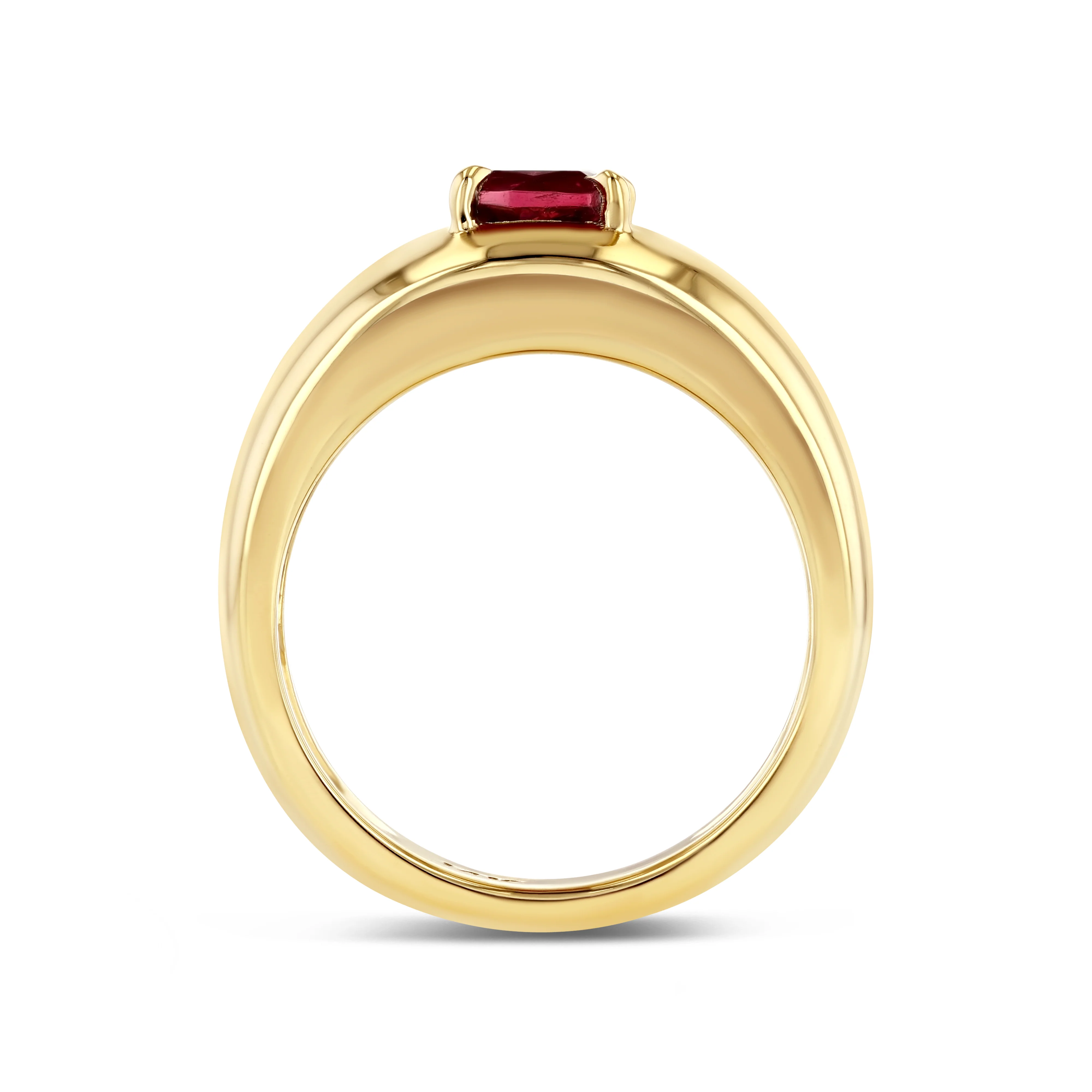0.70CT PINK TOURMALINE CLOUD RING - Image 9