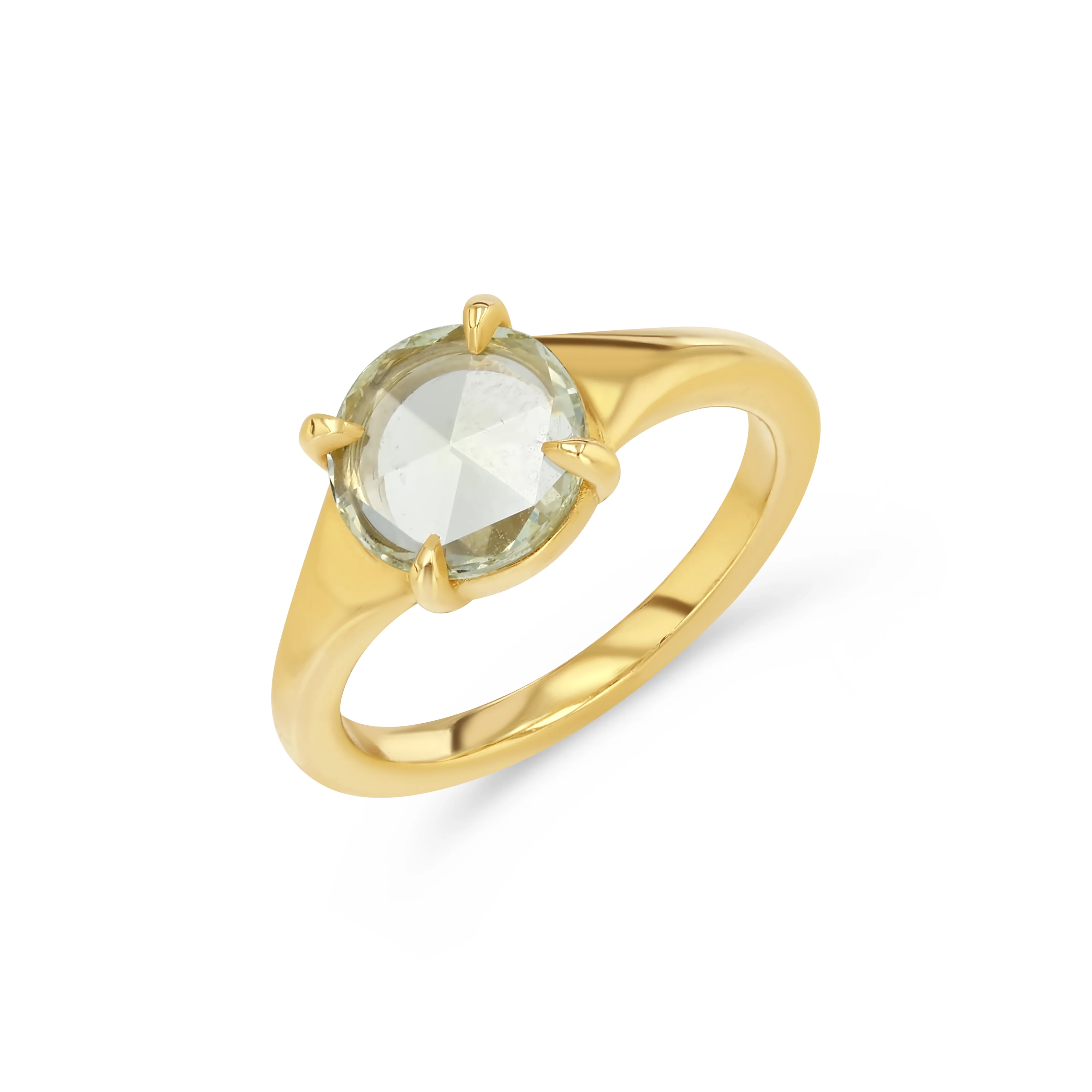 0.81ct Sapphire Rose Cut Lark Ring