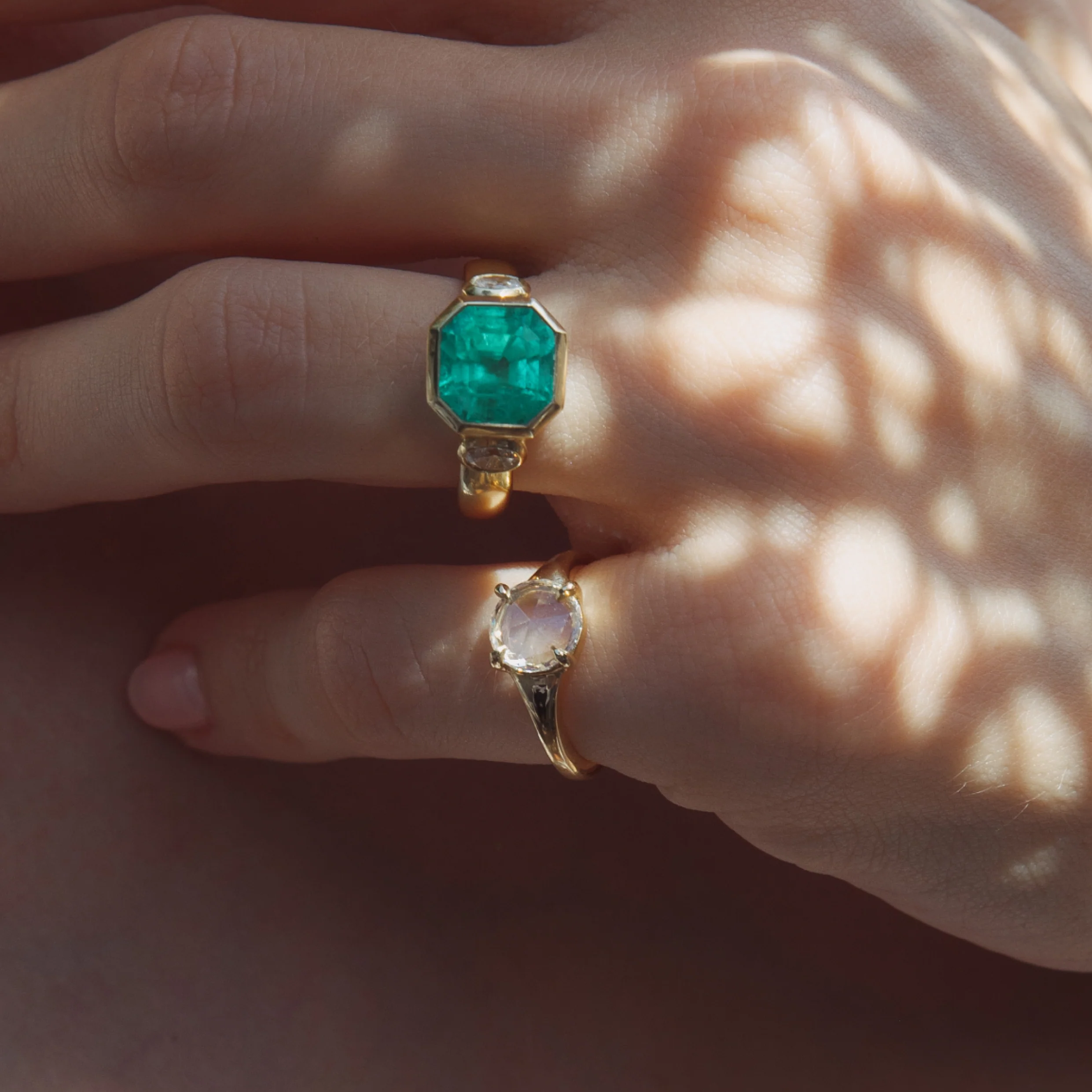 0.81ct Sapphire Rose Cut Lark Ring - Image 3