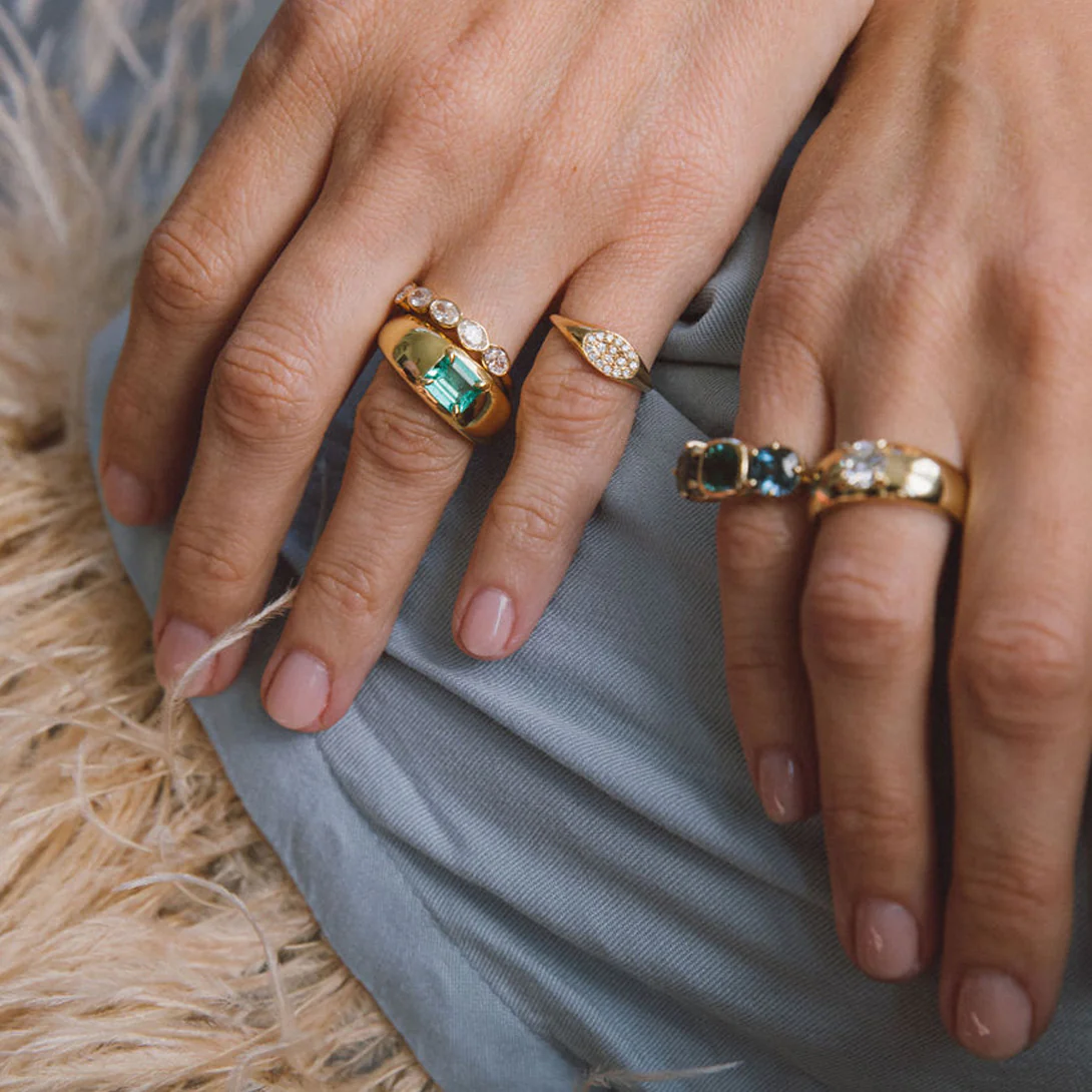 0.89ct Emerald Cloud Ring - Image 5
