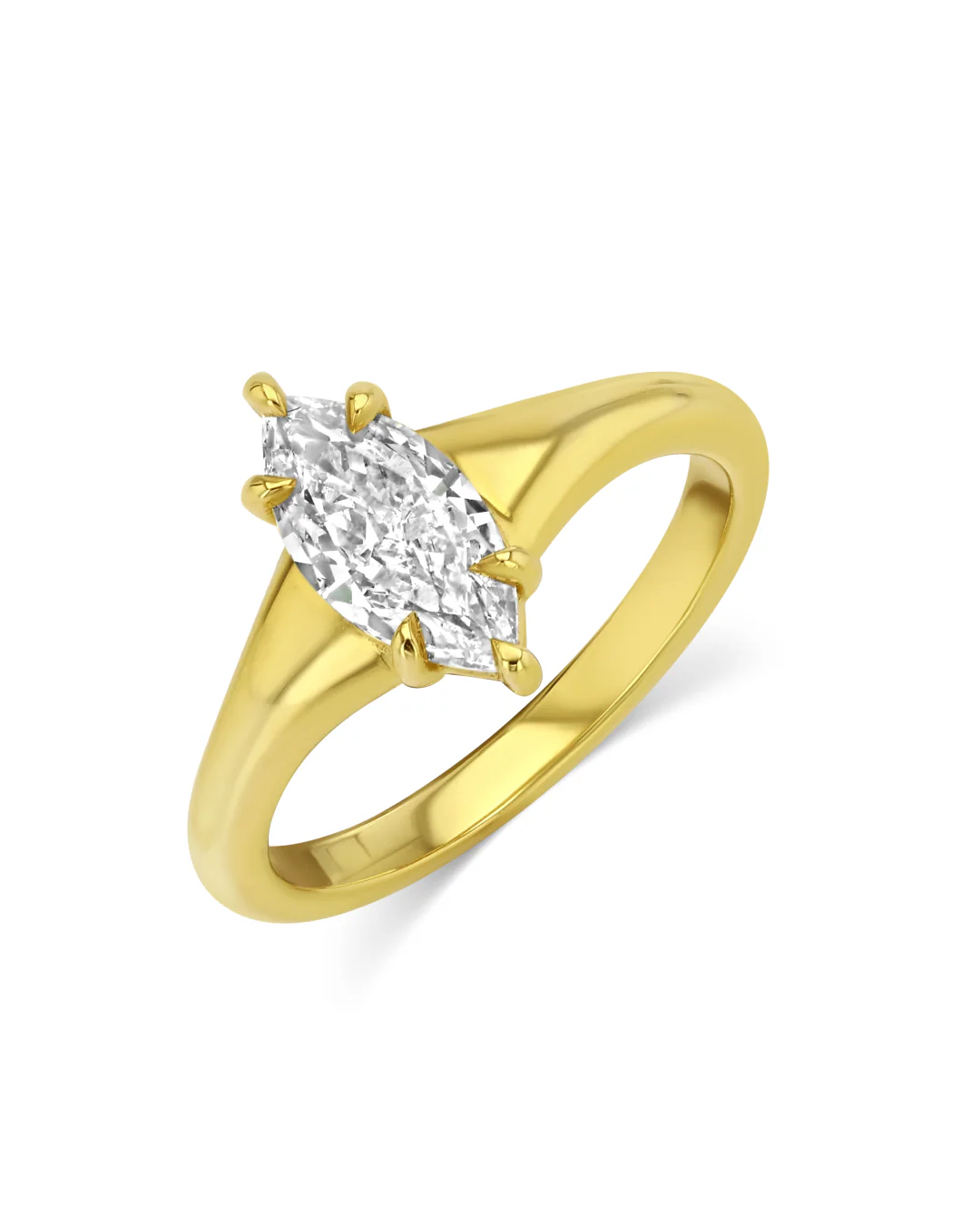 1.01ct Marquise Diamond Dove Ring