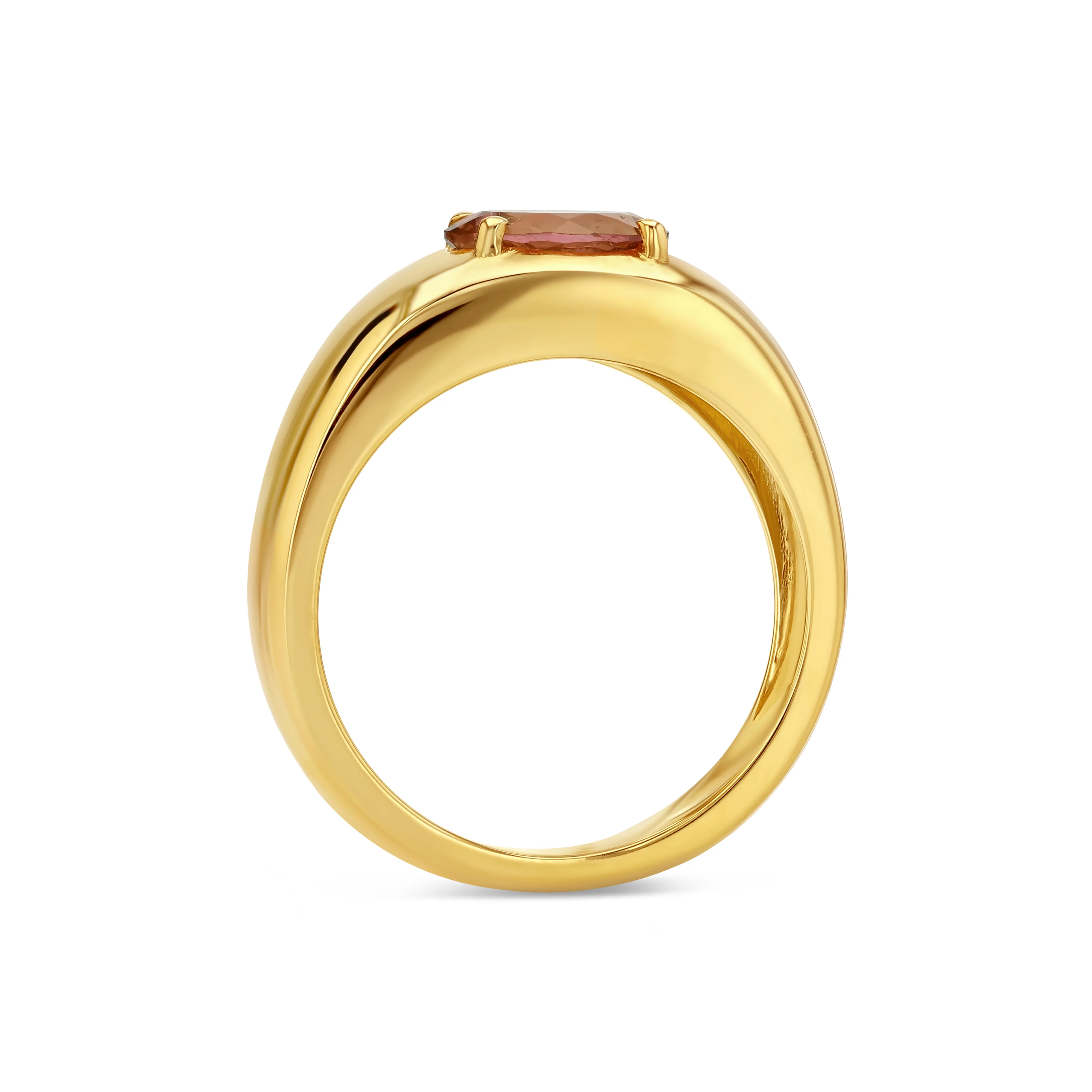 1.24 Pink Tourmaline Cloud Ring - Image 2