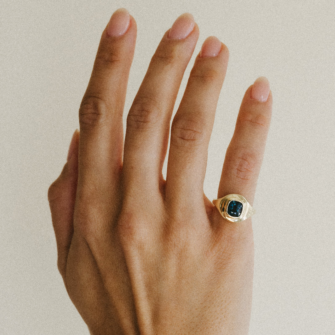 1.41ct Spinel Ripple Ring - Image 2