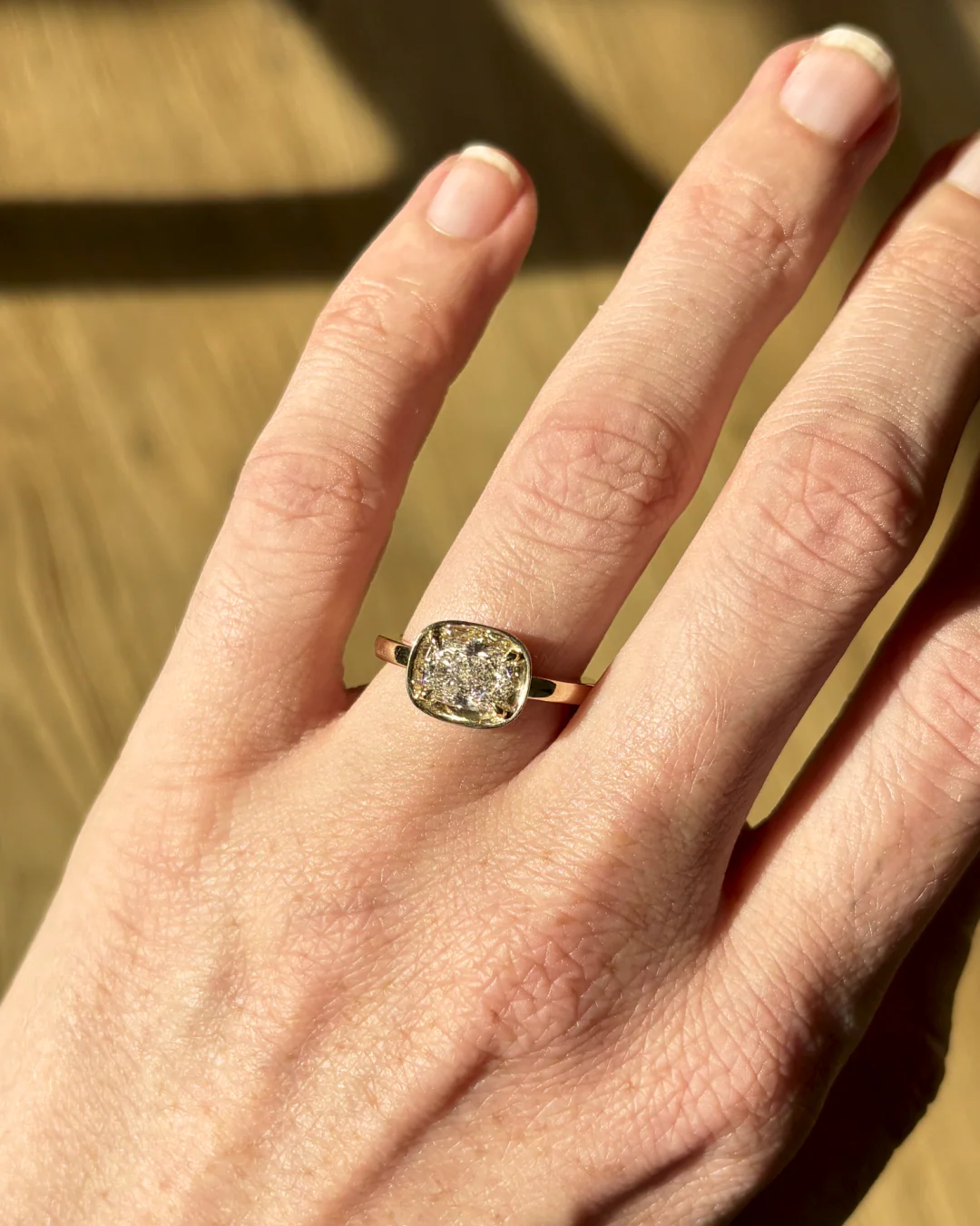 1.42ct Lab Diamond Basket Ring - Image 2