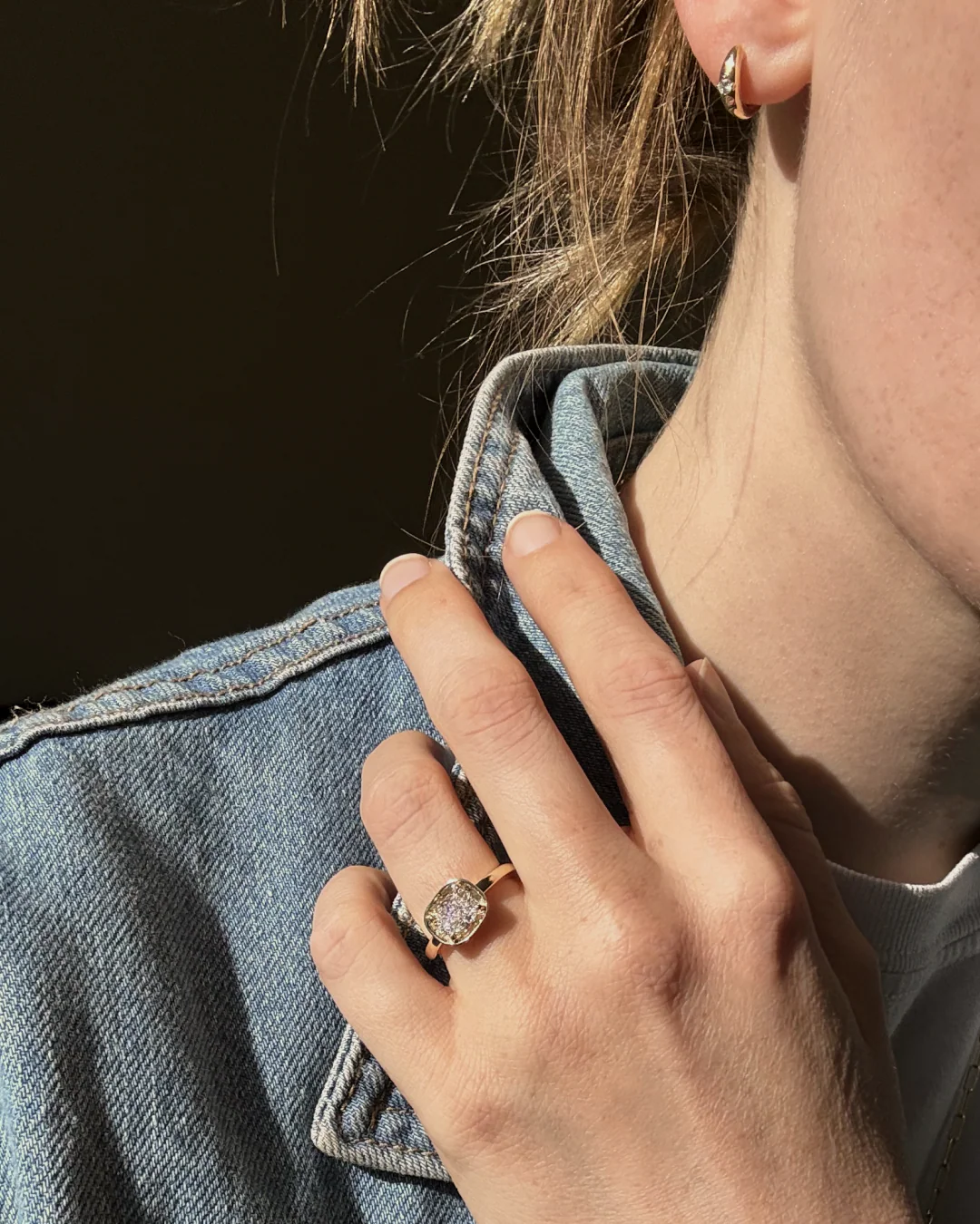 1.42ct Lab Diamond Basket Ring - Image 4
