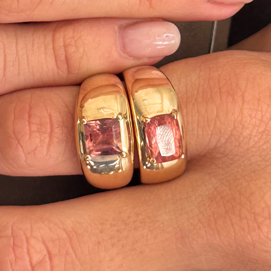 1.64ct Imperial Topaz Cloud Ring - Image 3