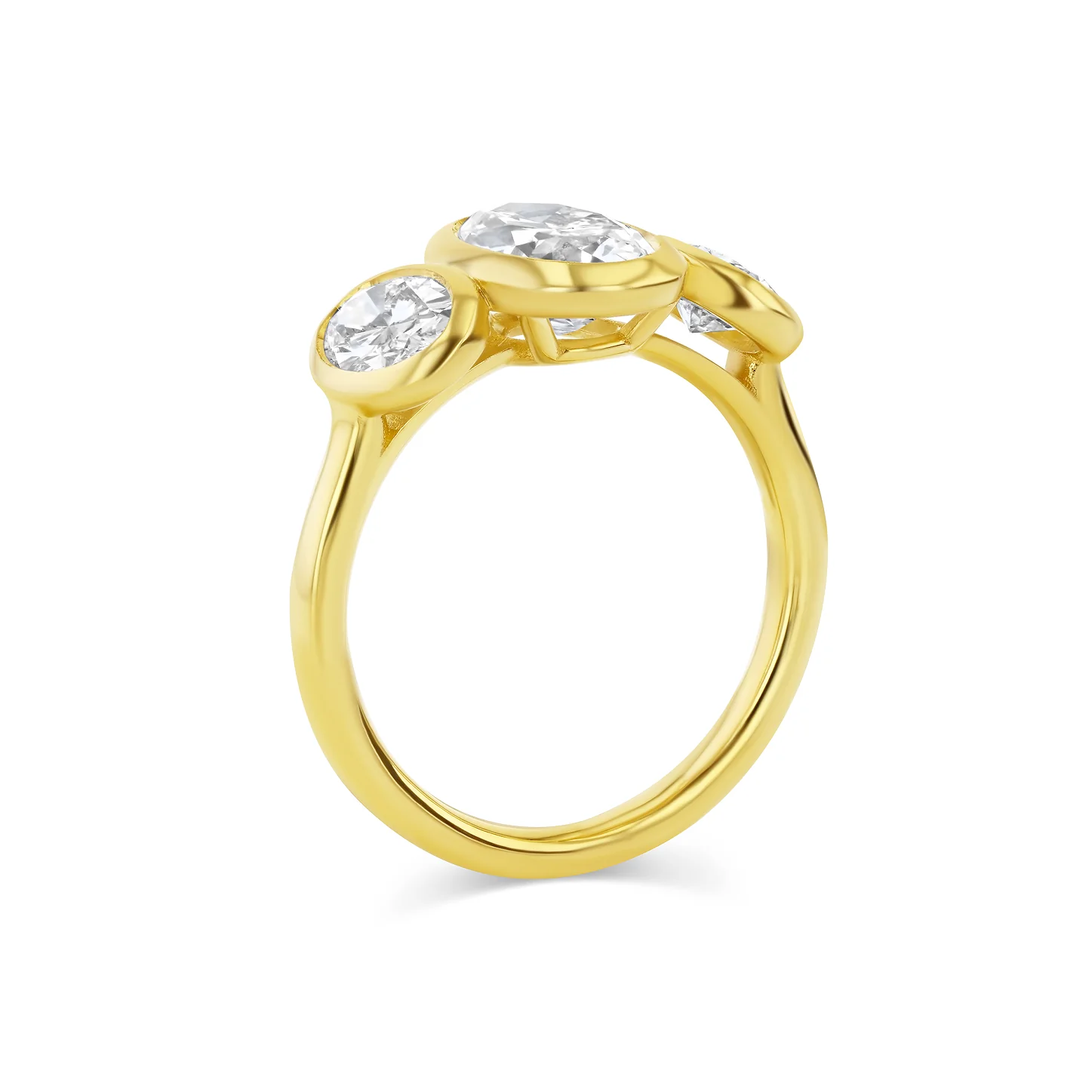 2.54tcw Oval Diamond Auden Ring - Image 3