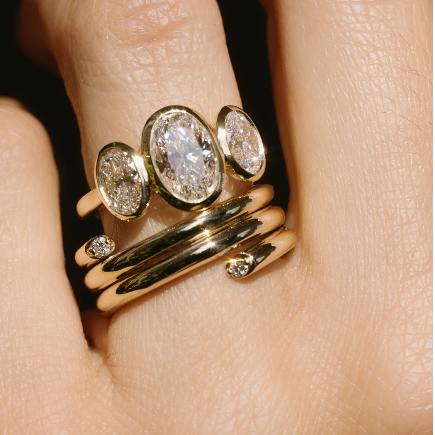 2.54tcw Oval Diamond Auden Ring - Image 5