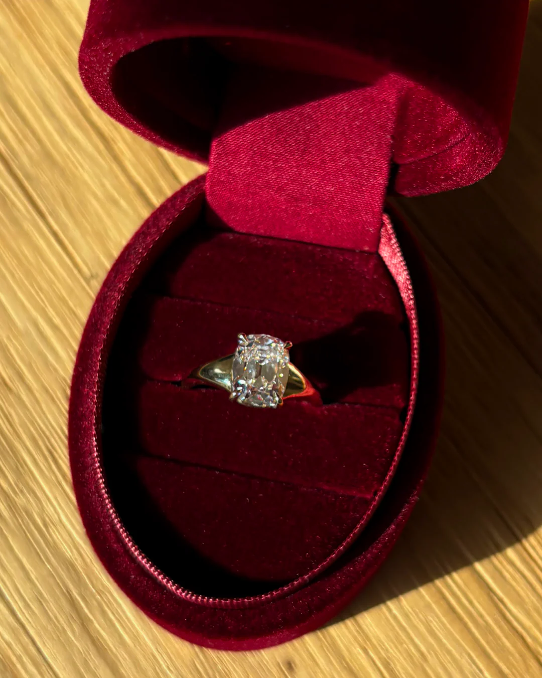 2.57ct Old Mine Cut Lab Dove Ring - Image 5