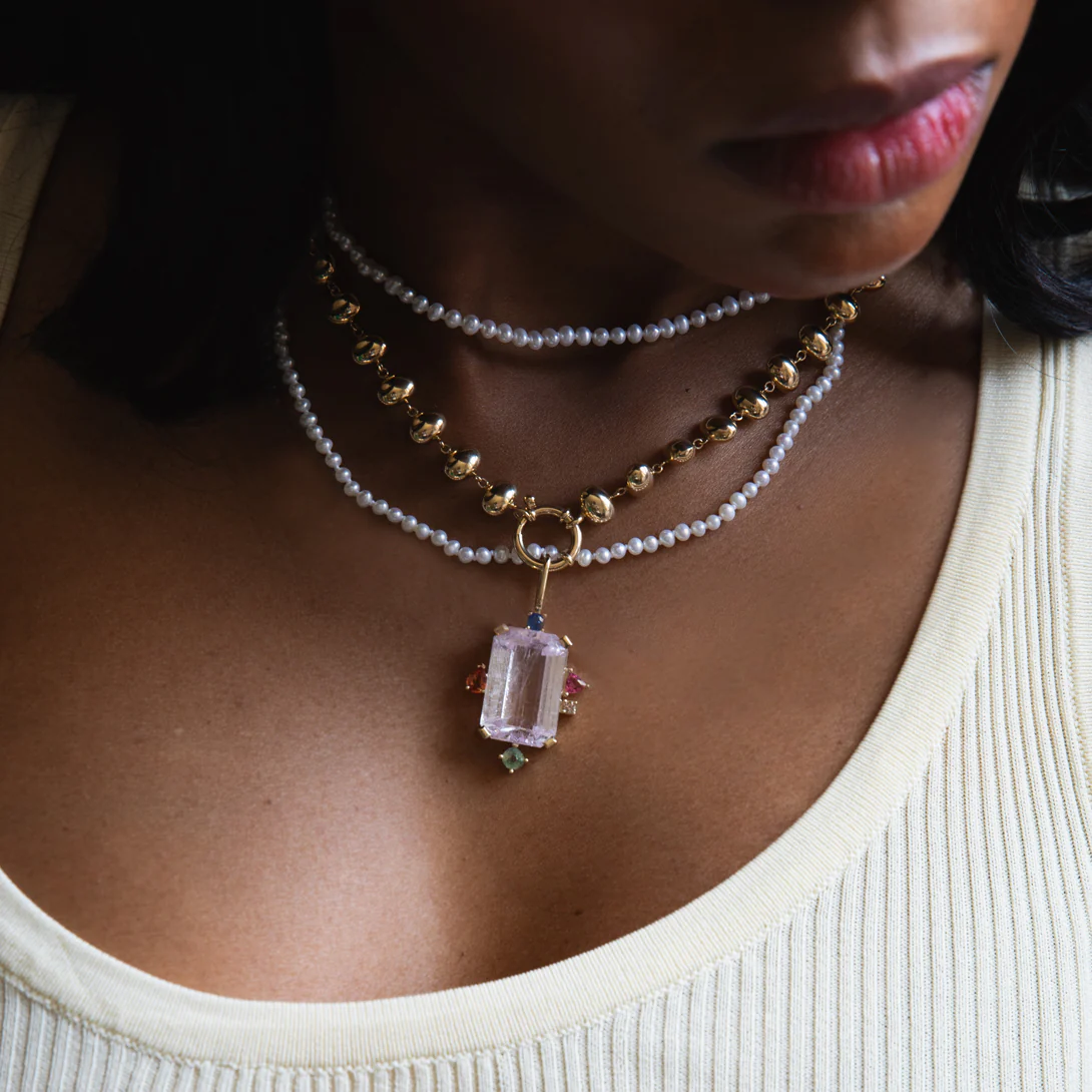 20.75CT KUNZITE MONTAGE CHARM - Image 4