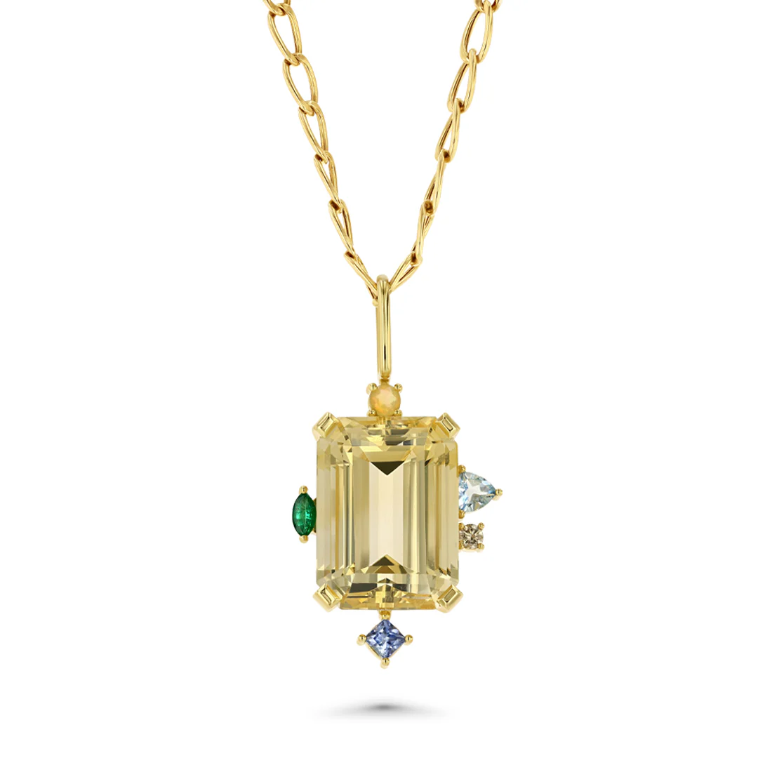 21.50CT CITRINE MONTAGE CHARM