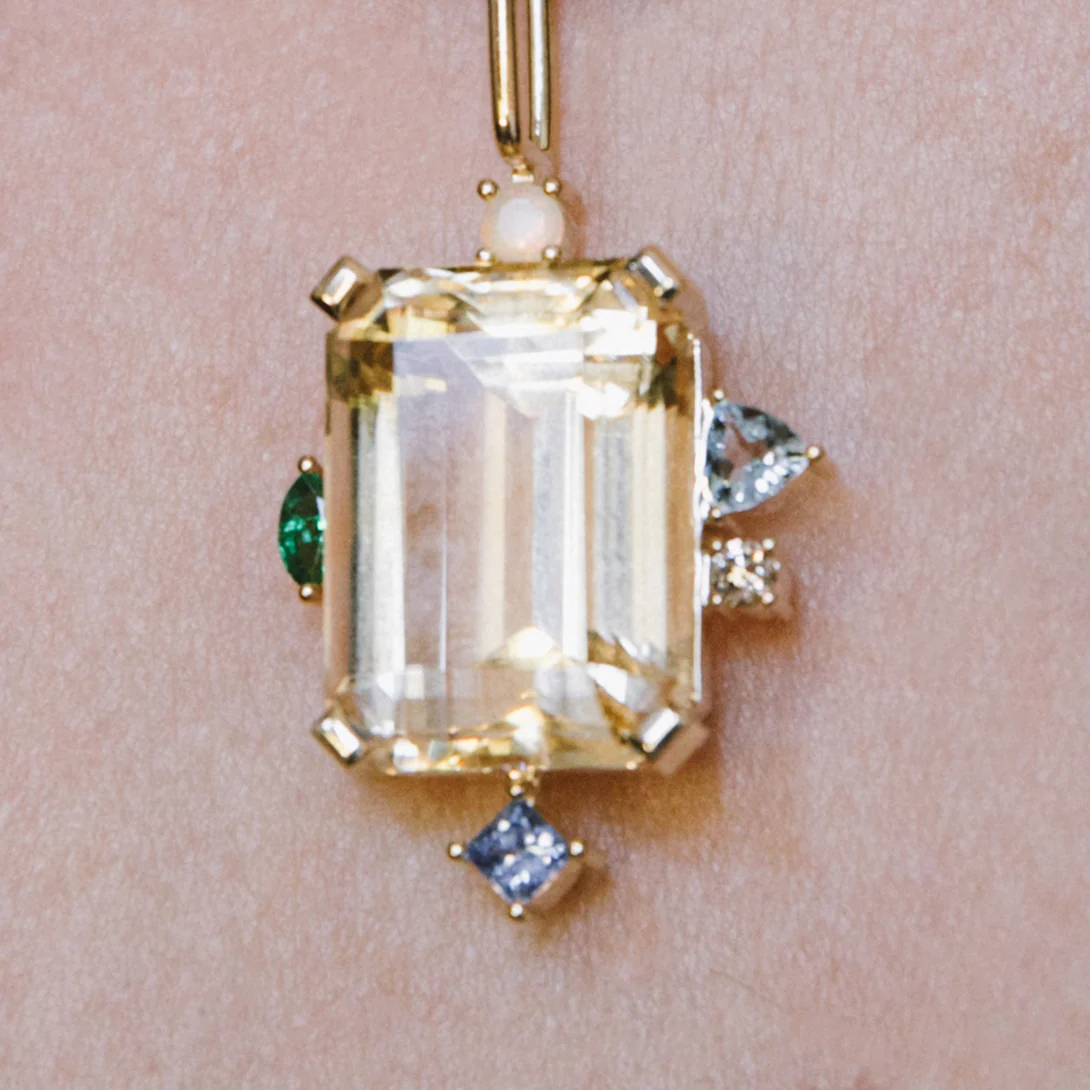 21.50CT CITRINE MONTAGE CHARM - Image 3