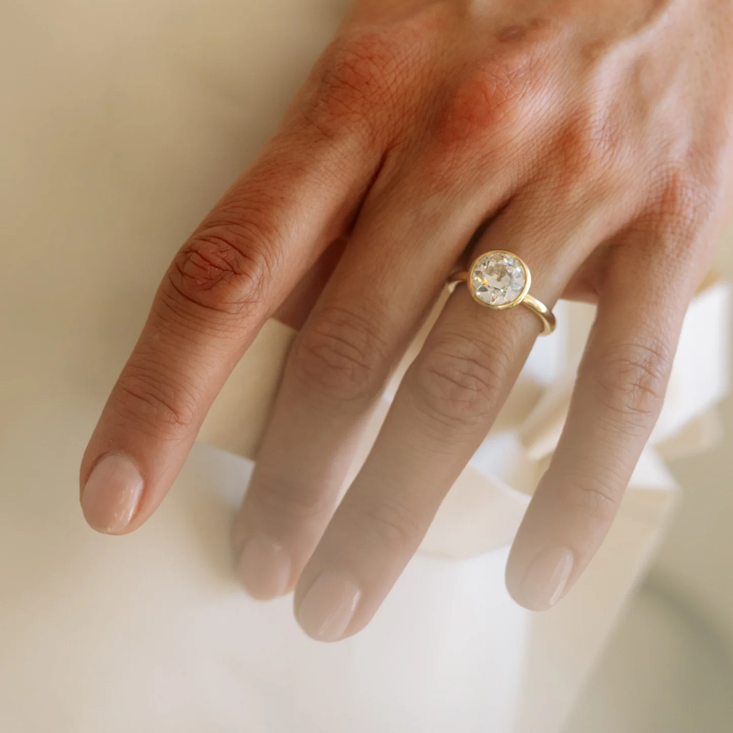 3.02ct Old Euro Lab Diamond Prima Ring - Image 6