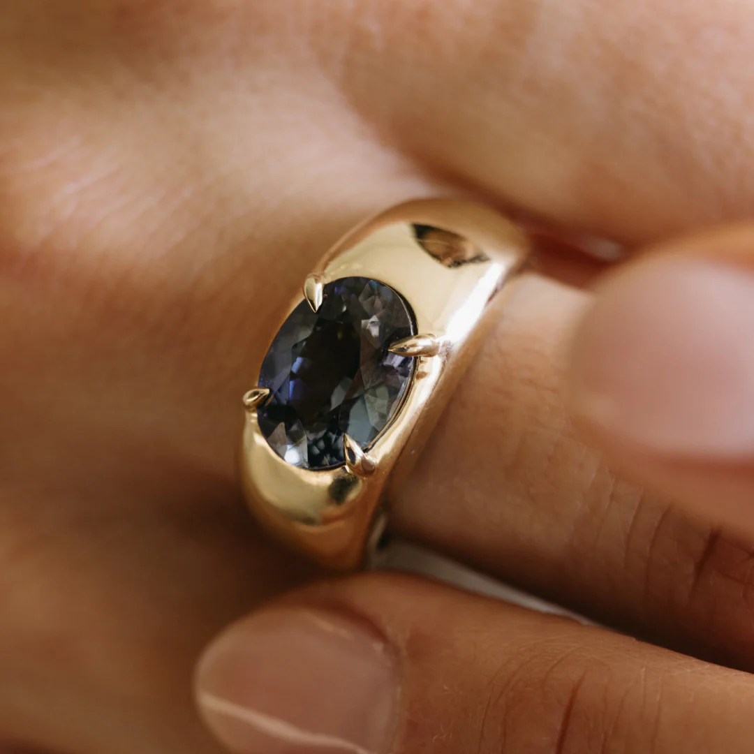 3.47ct Tanzanite Cloud Ring - Image 3
