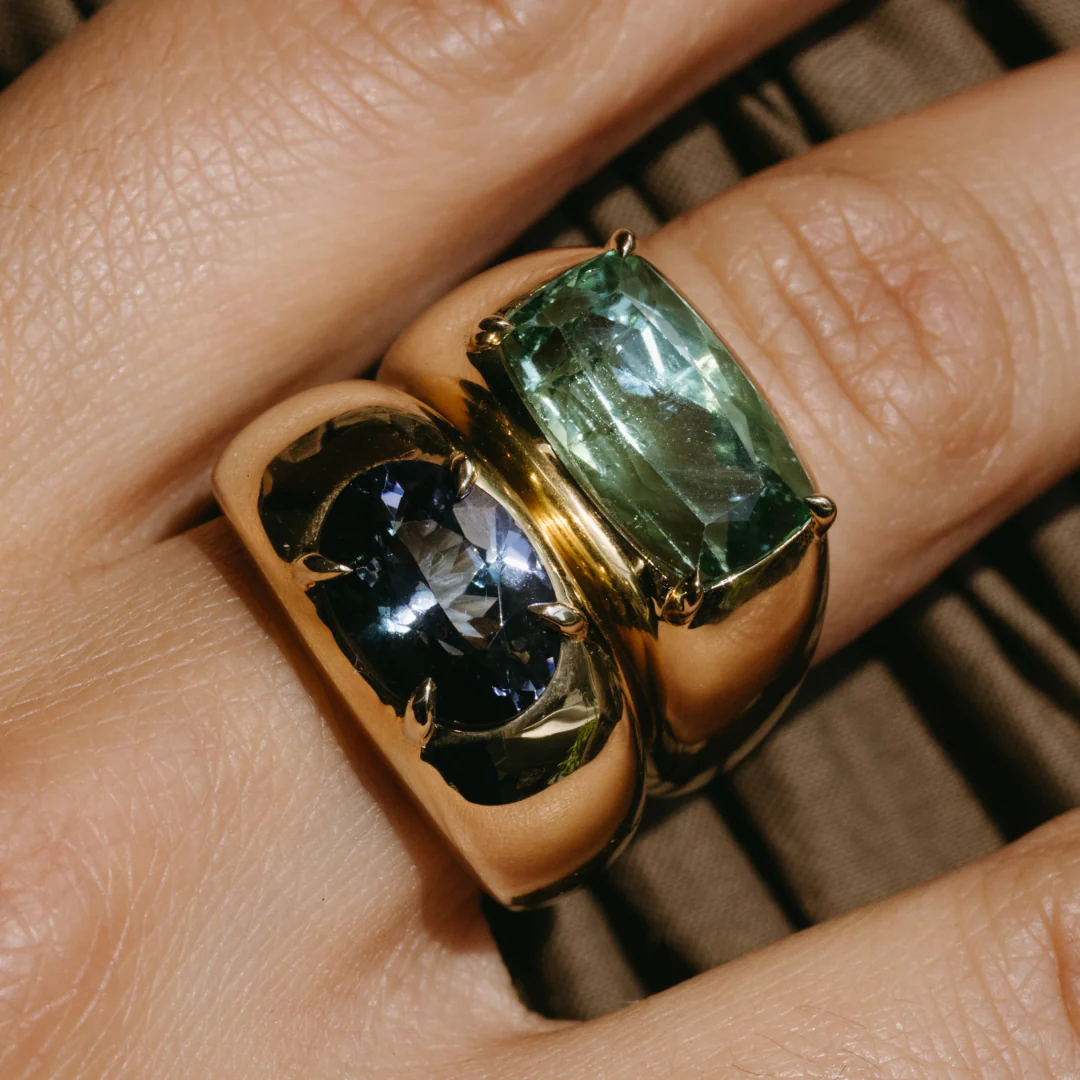 3.47ct Tanzanite Cloud Ring - Image 5