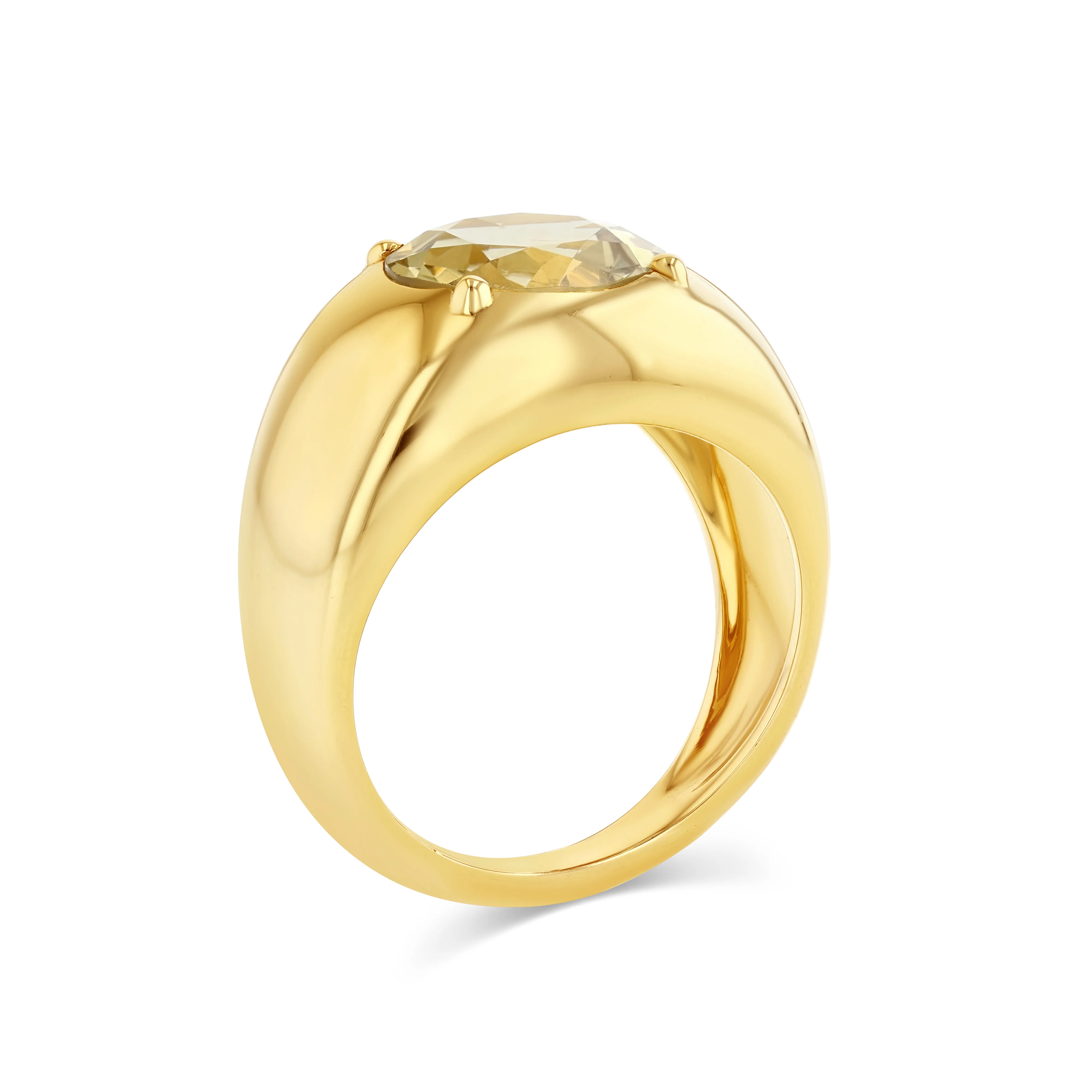 3.96ct Citrine Cloud Ring - Image 3