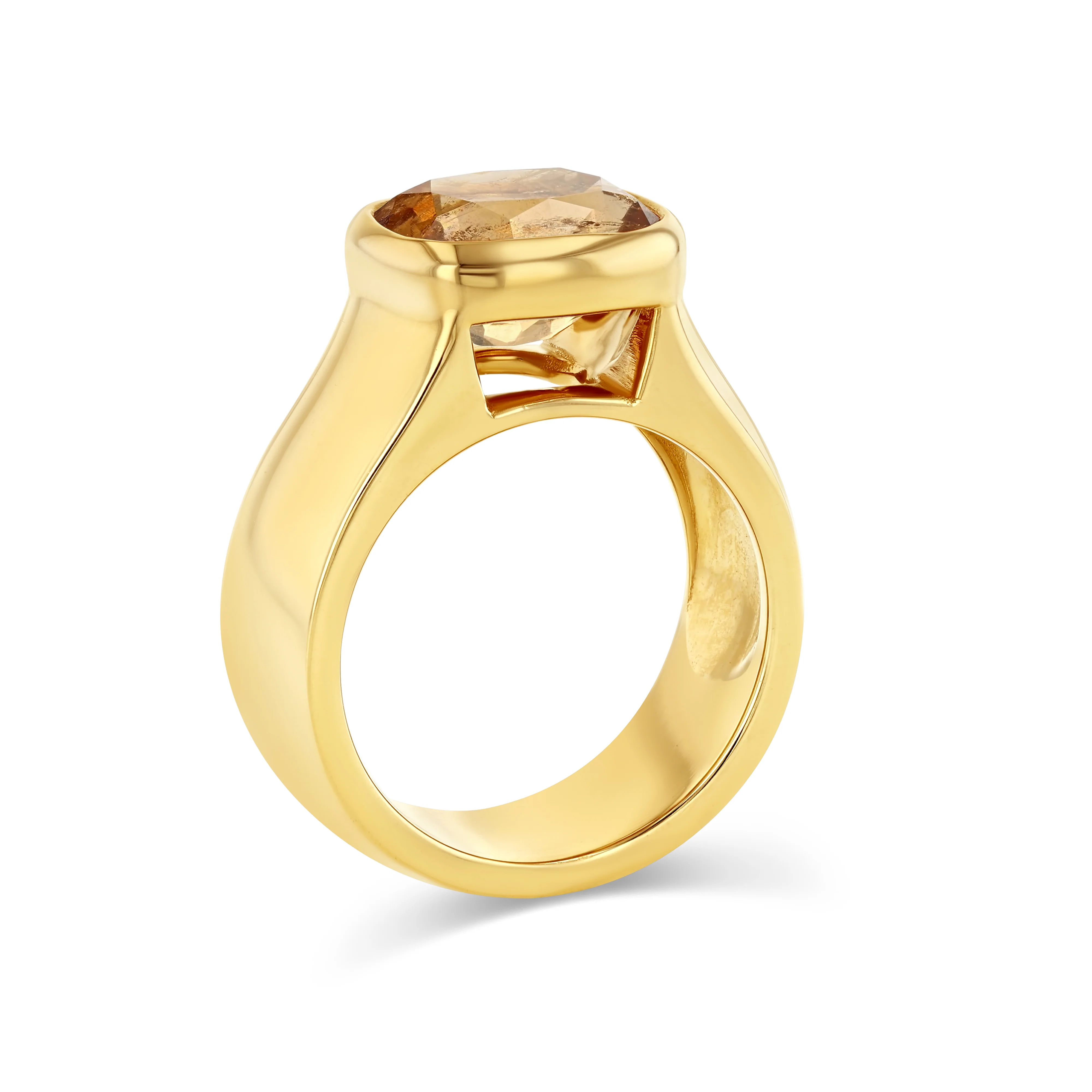 4.14ct Canadian Grossular Garnet Dune Ring - Image 3