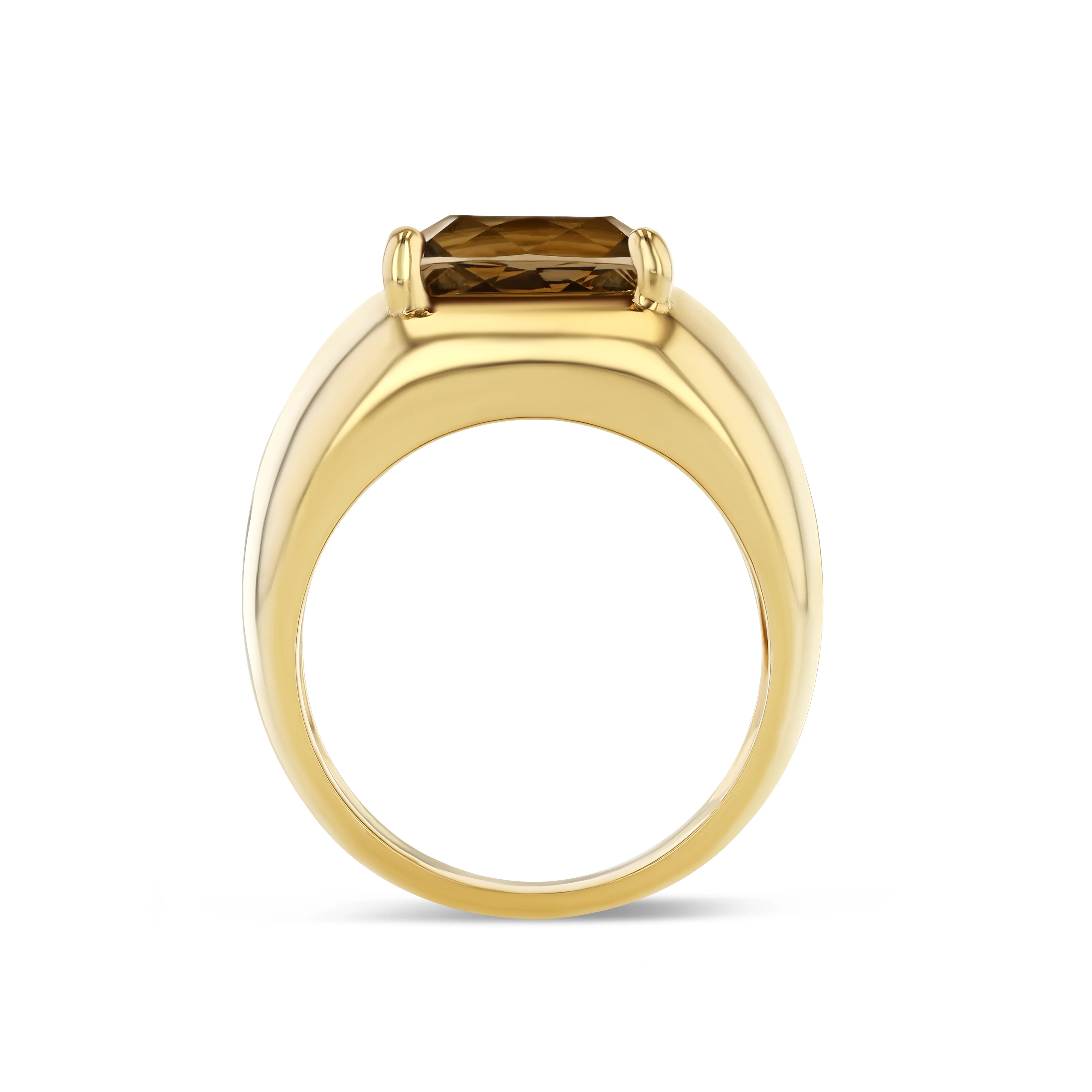 5.50CT SMOKY QUARTZ JUMBO CLOUD RING - Image 3