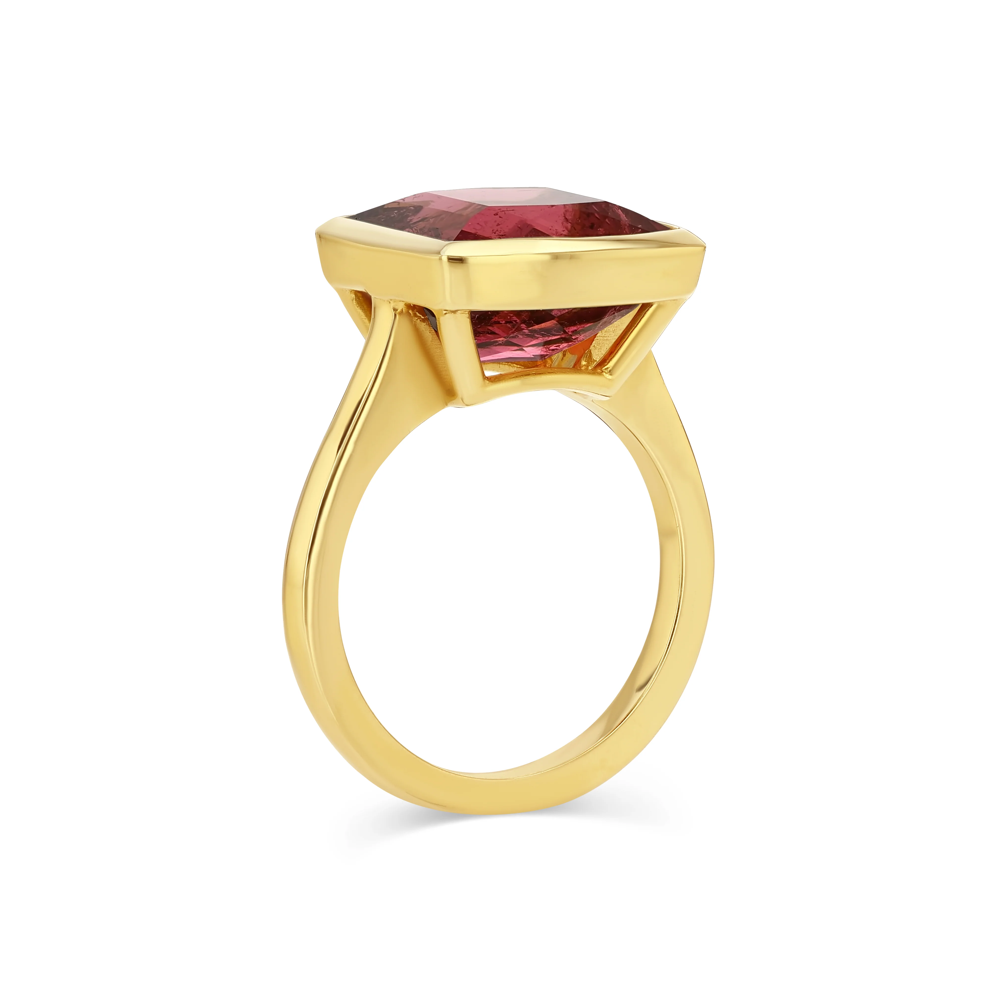 6.22ct Brazilian Pink Tourmaline Ring - Image 3