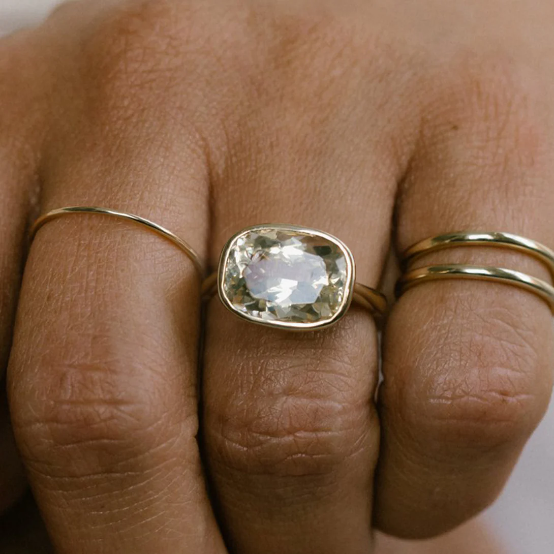 6ct Citrine Georgia Birthstone Ring - Image 3