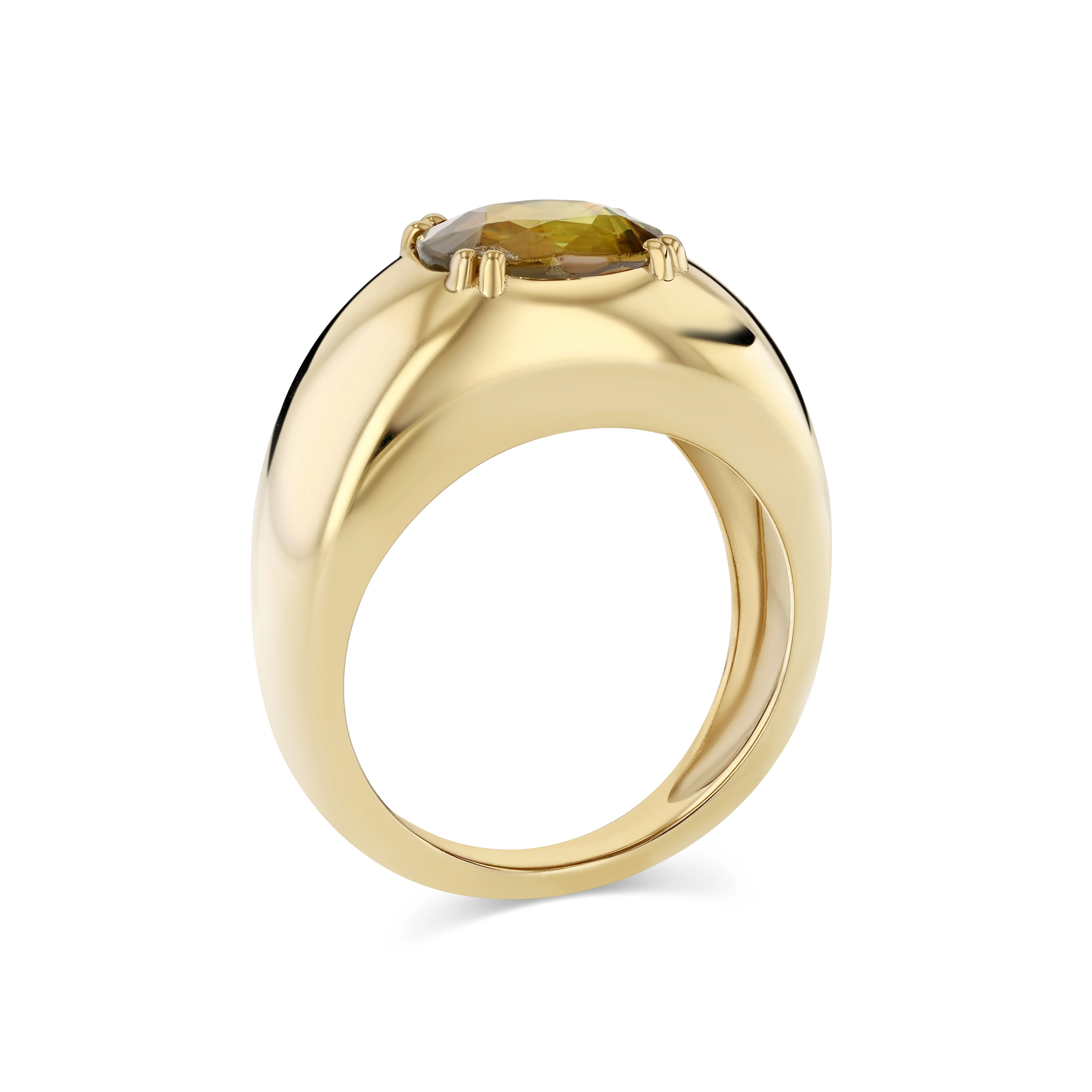 7.99ct Sphene Double Prong Cloud Ring - Image 3