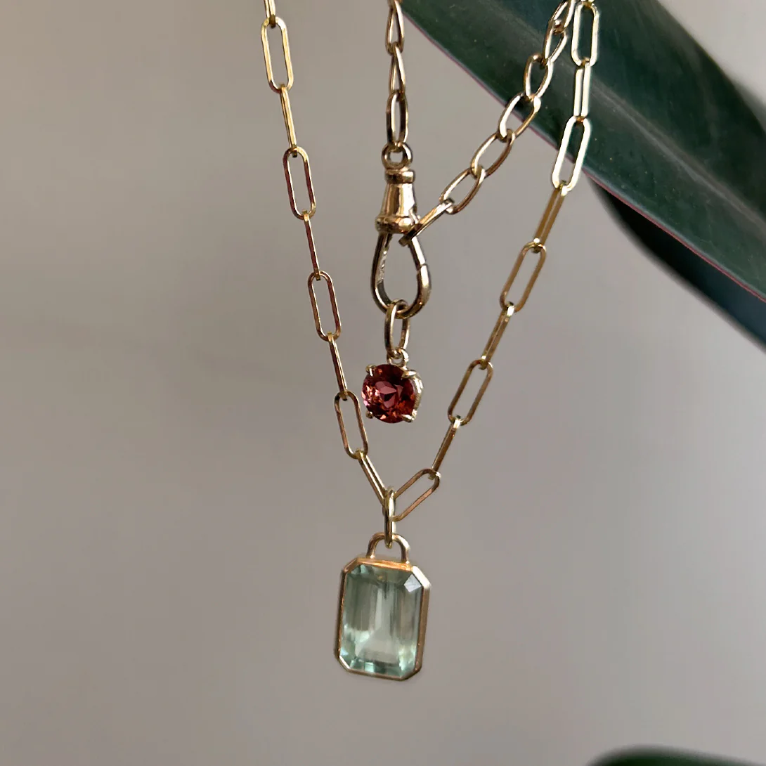 8.20CT SEAFOAM BERYL CHARM - Image 5