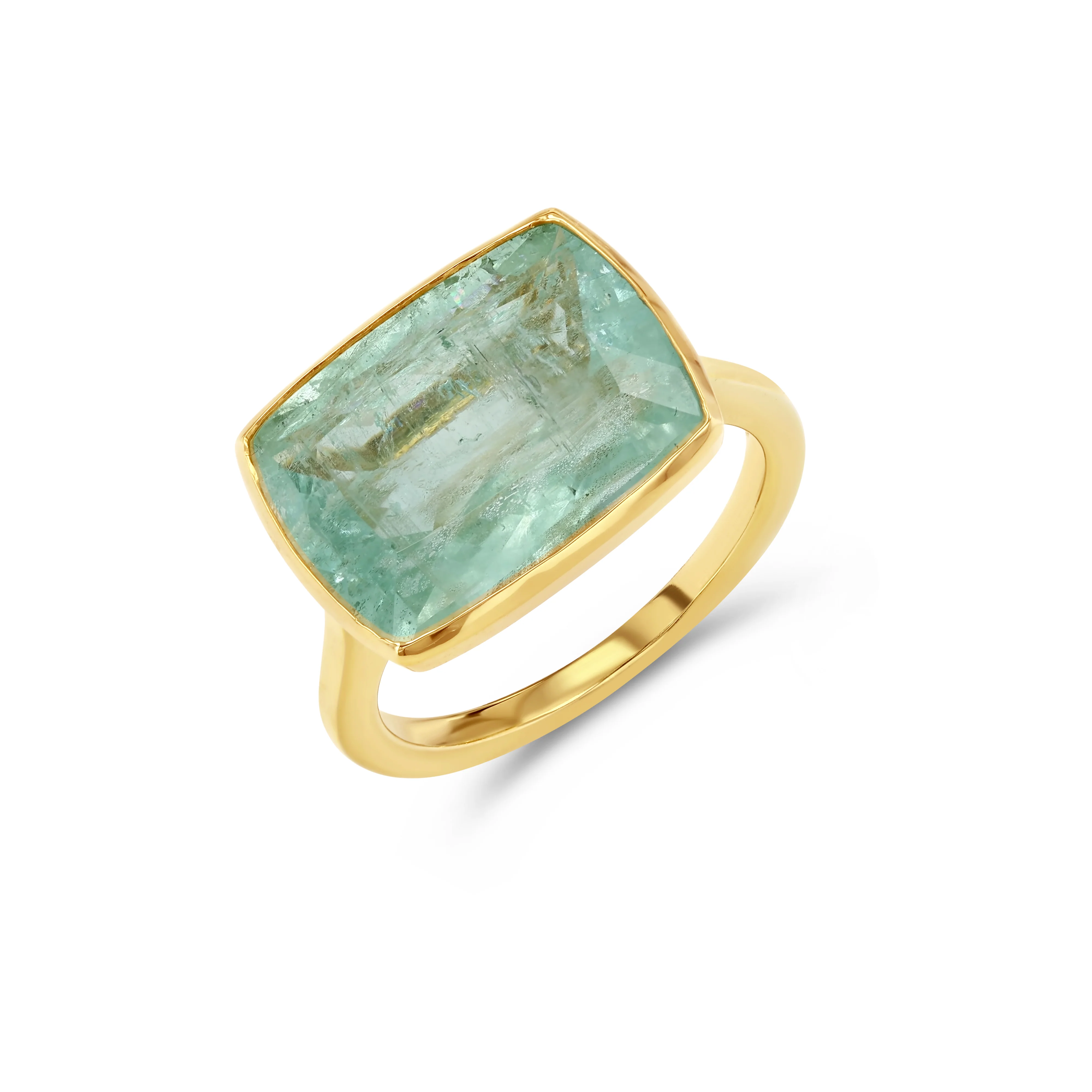 9.50ct Seafoam Beryl Bezel Ring