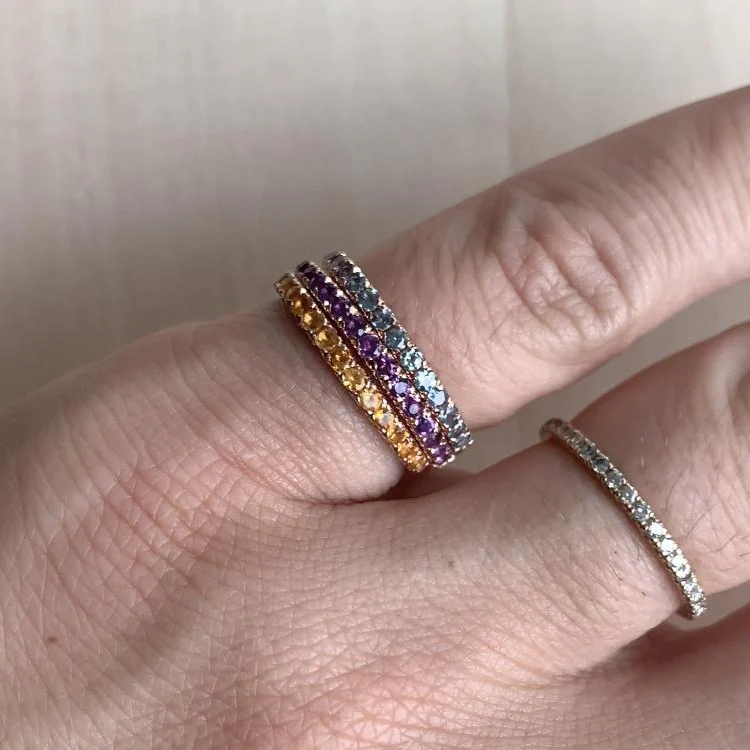 Alexandrite Pavé Ring - Image 2