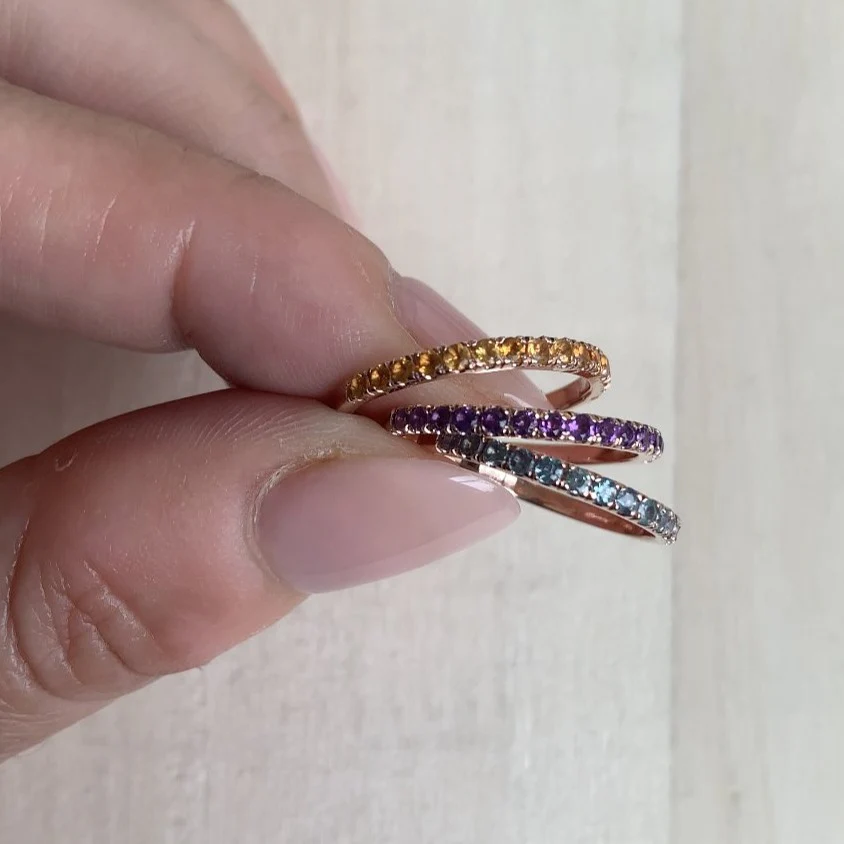 Alexandrite Pavé Ring - Image 6