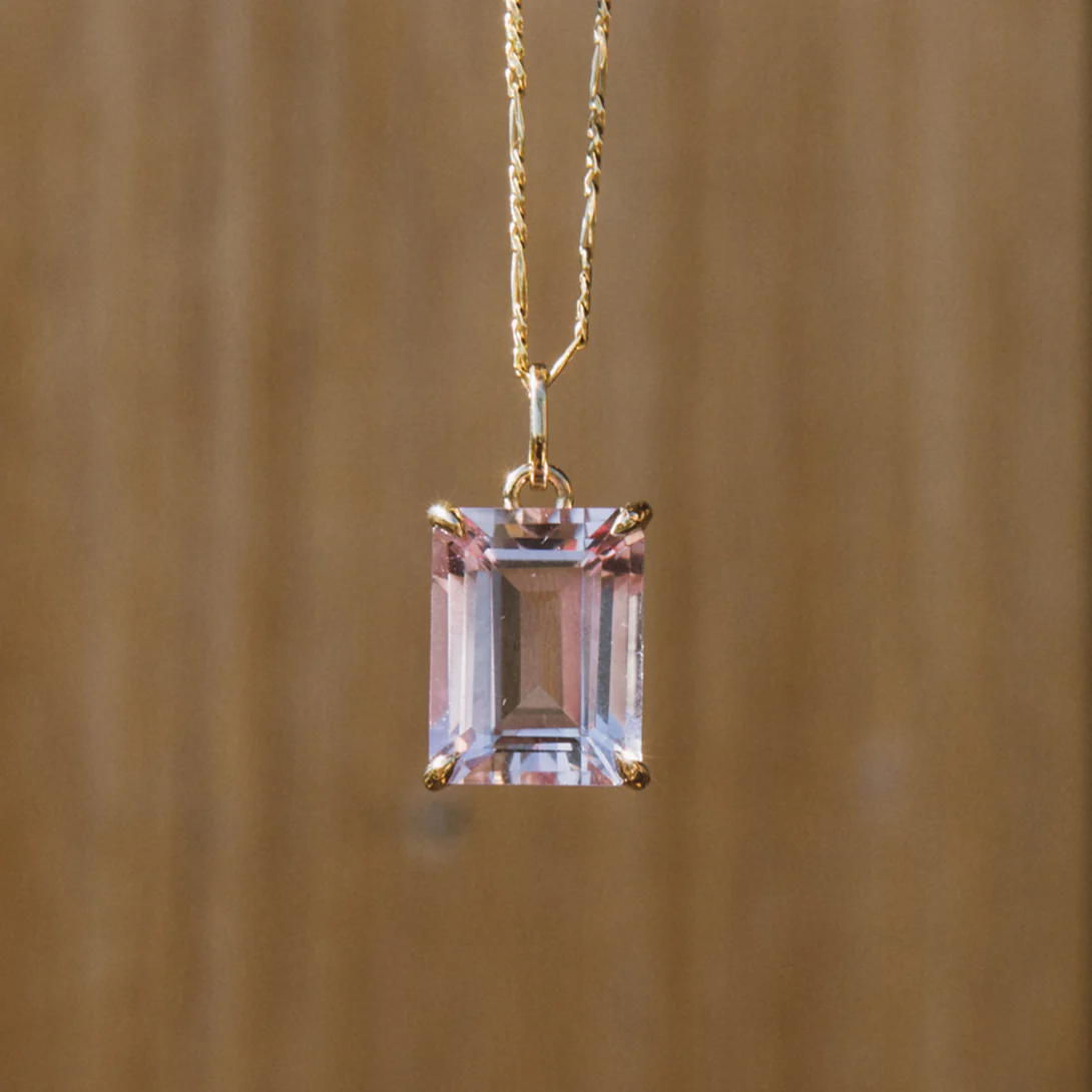 Amethyst Emerald Cut Charm - Image 2
