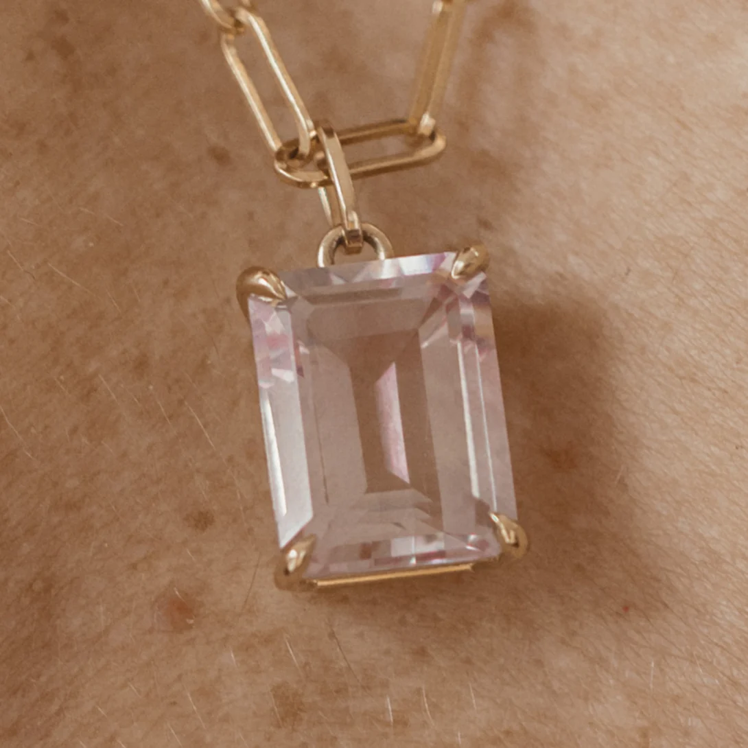 Amethyst Emerald Cut Charm - Image 4