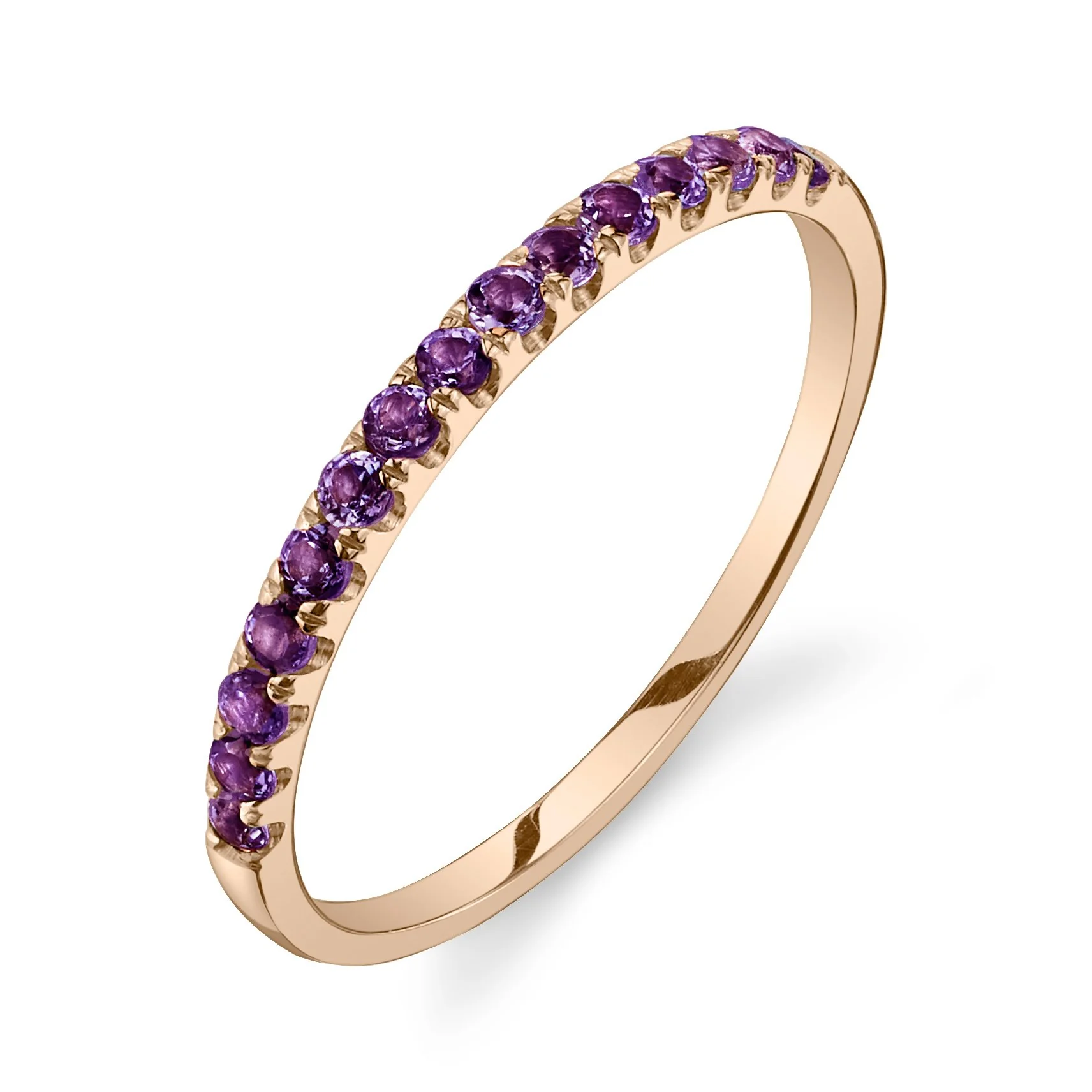 Amethyst Pavé Ring - Image 4