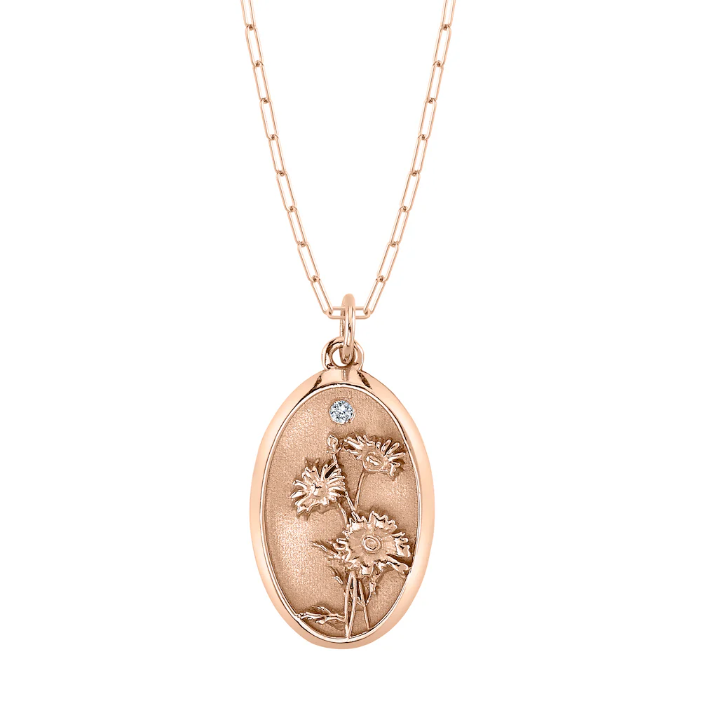 April Birth Flower Charm - Image 5