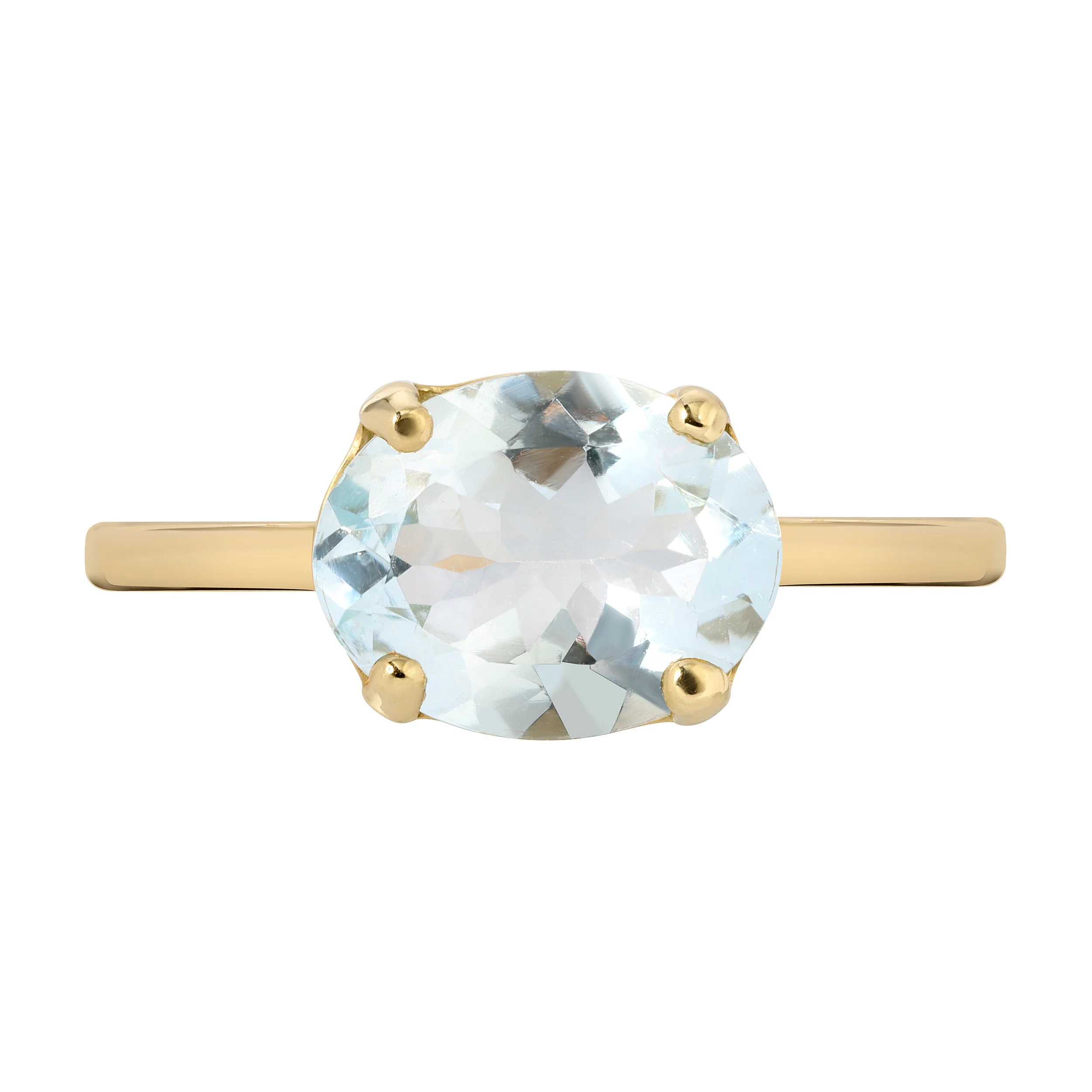 Aquamarine Birthstone Ring - Image 3