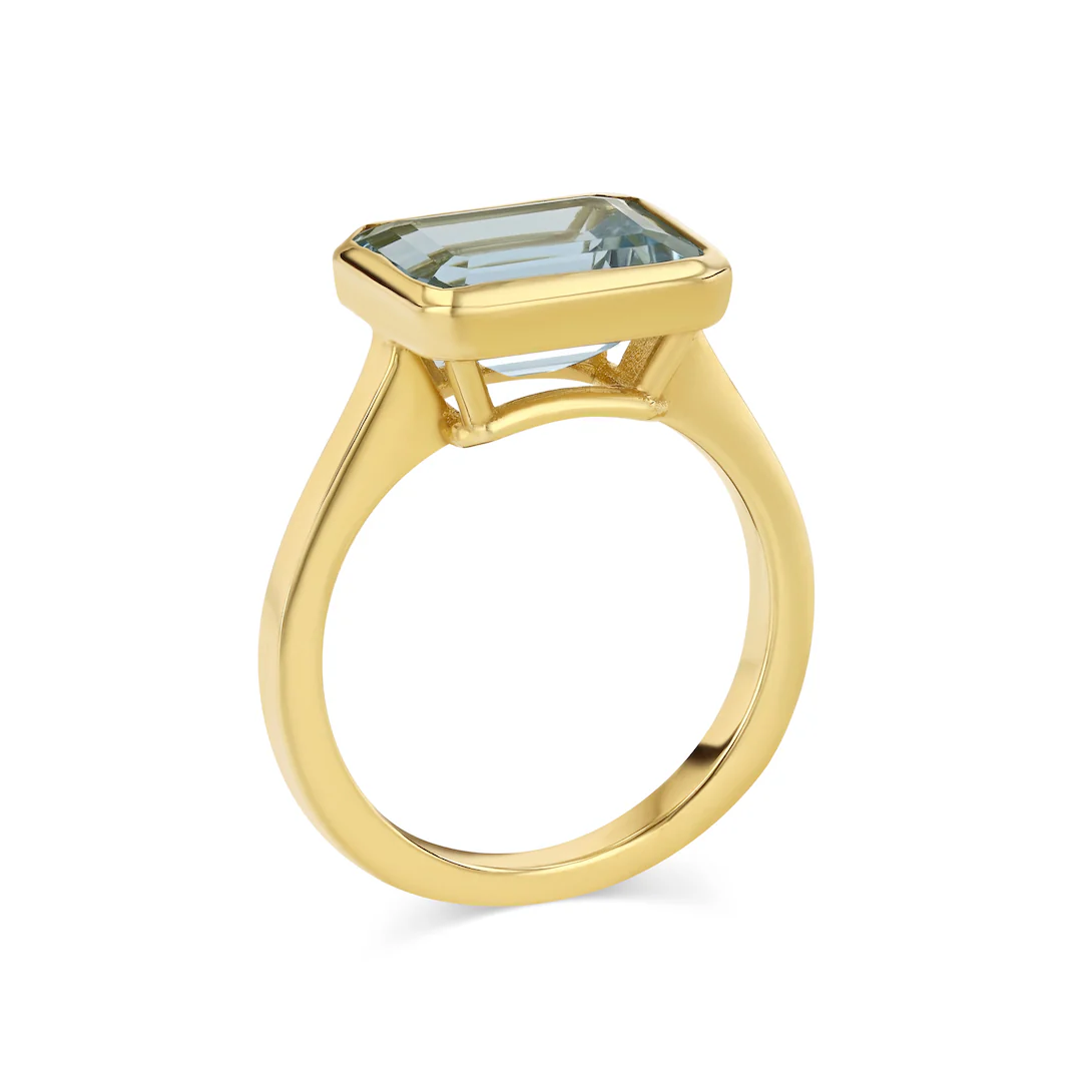 Aquamarine Julia Birthstone Ring - Image 3