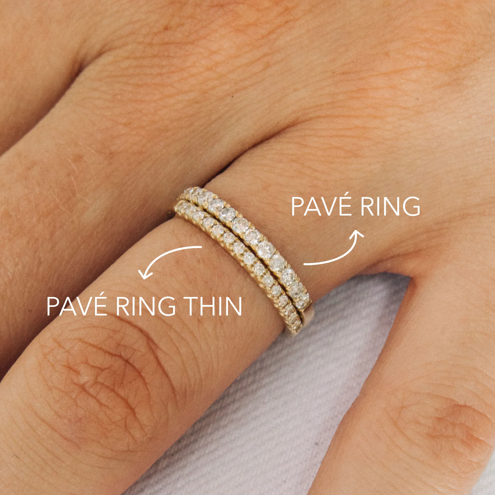 Aquamarine Pavé Ring - Image 8