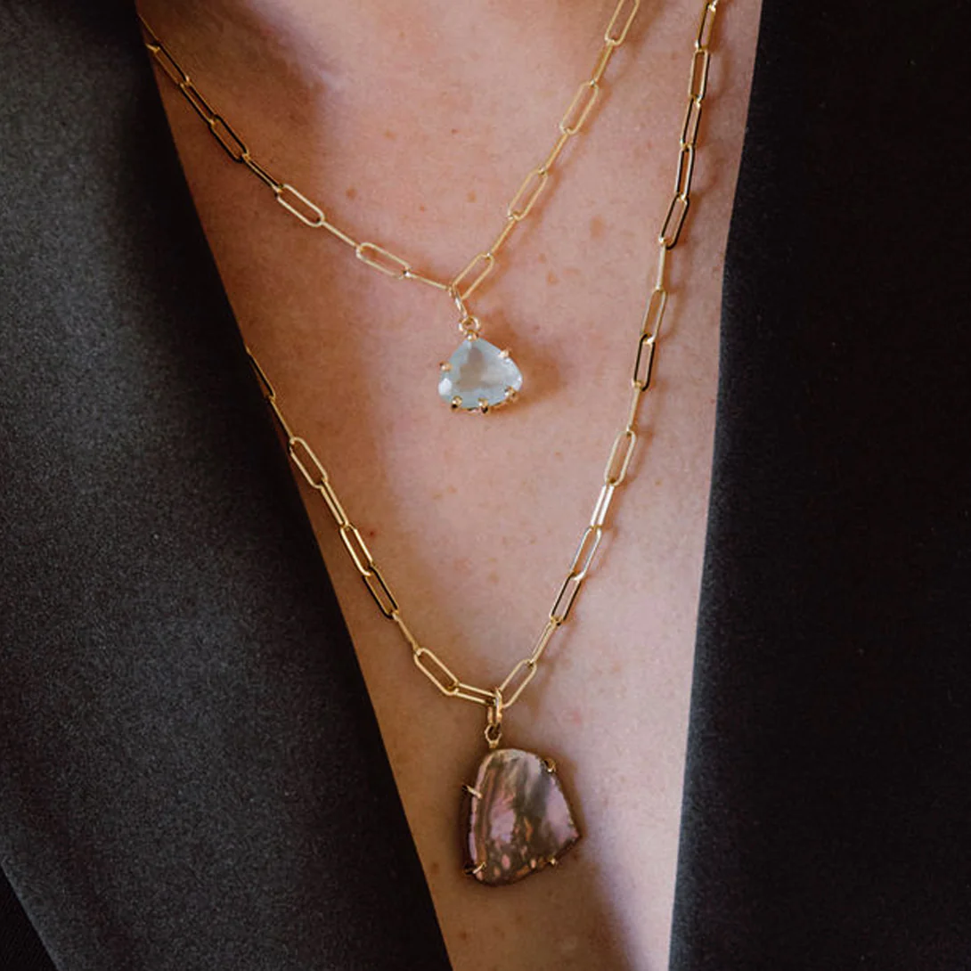 Aquamarine Pear Shaped Charm - Image 3