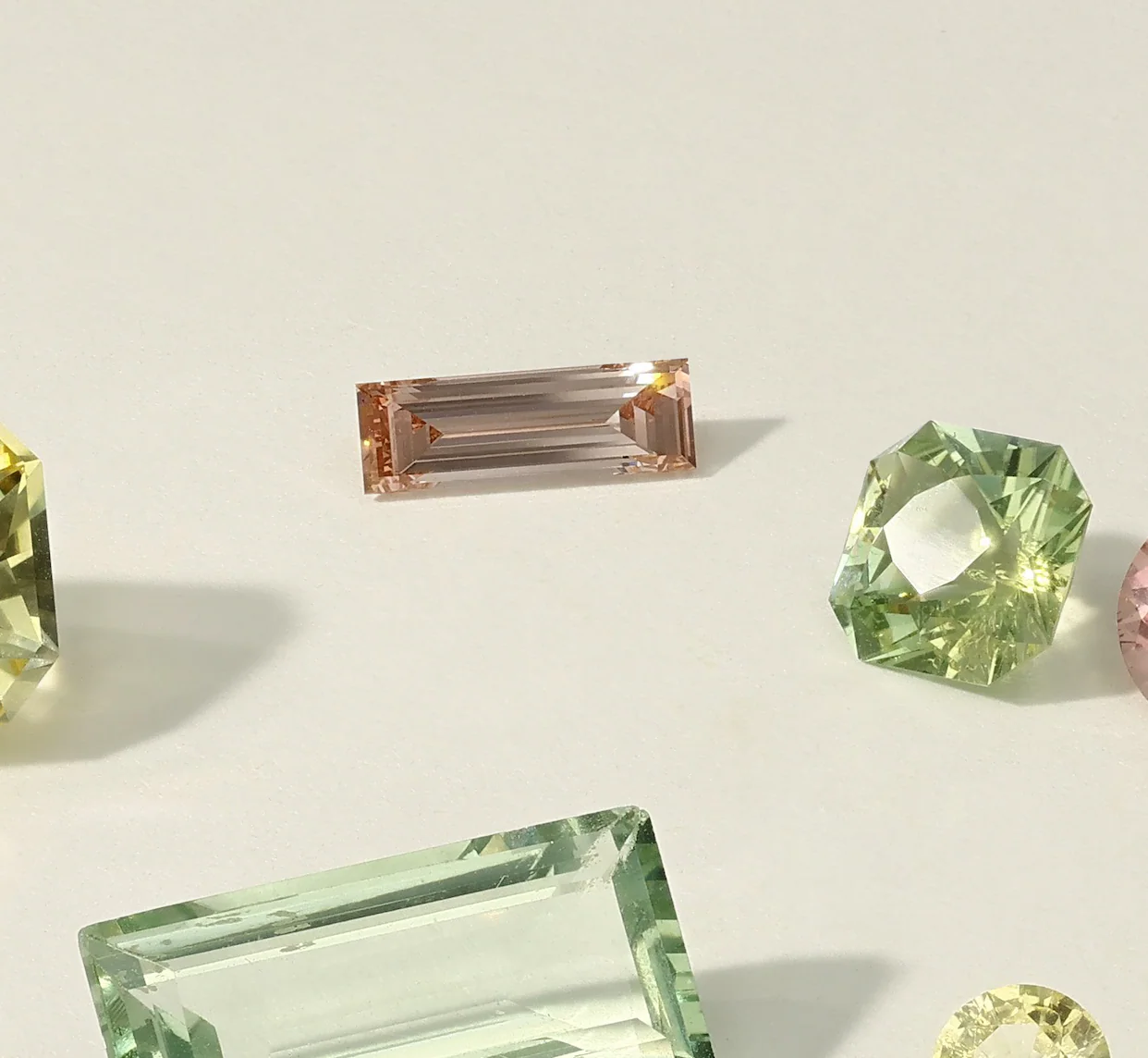 Bespoke 1.33ct Intense Orangy Pink Step Cut Lab Diamond - Image 5