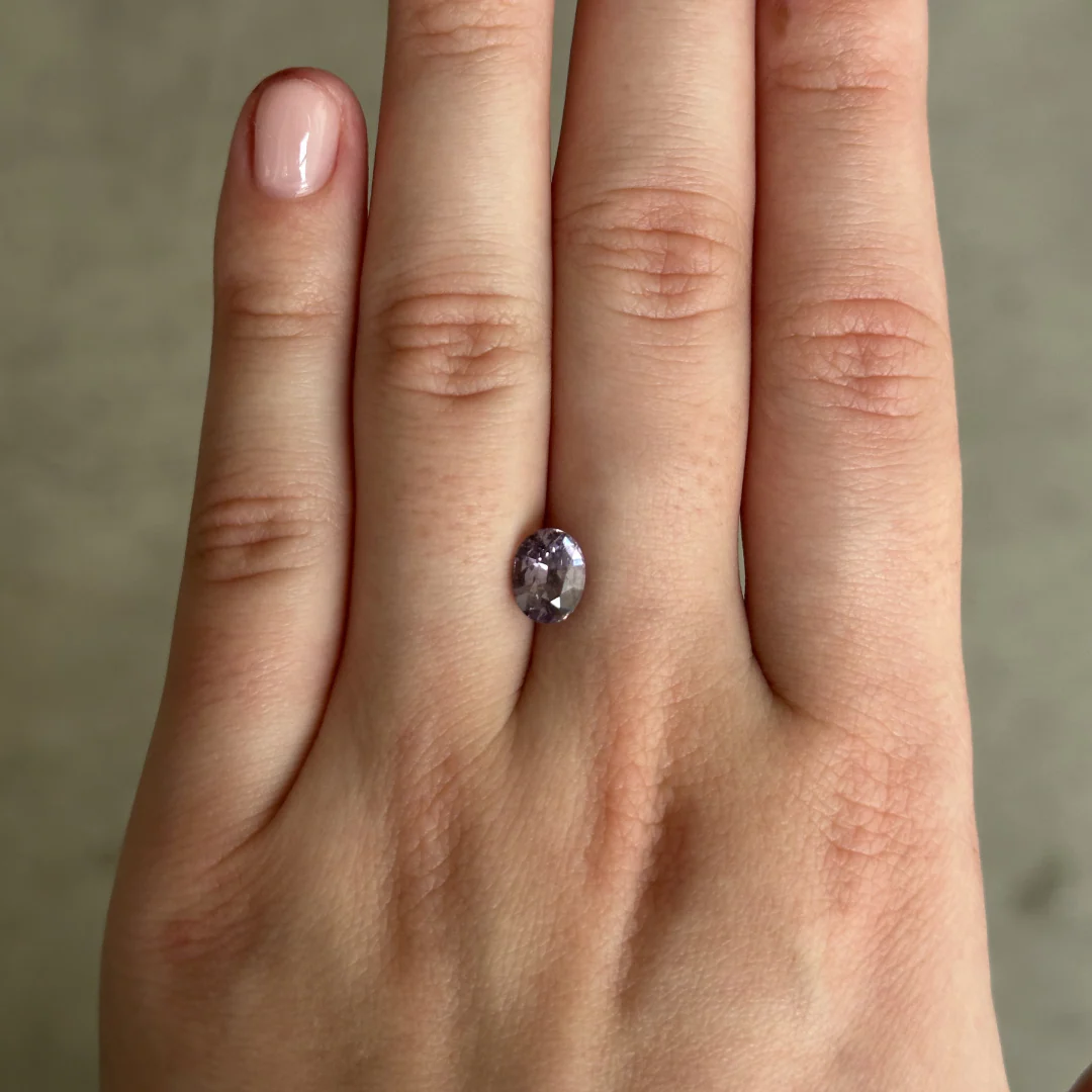 Bespoke 1.80ct Lavender Spinel Oval Cut - Image 3
