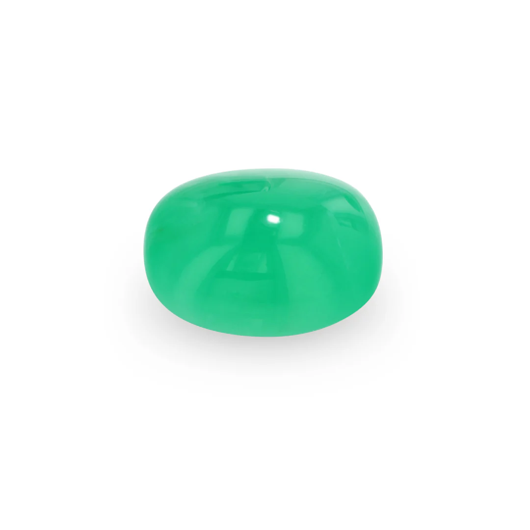 Bespoke 10.00ct Chrysoprase Cabochon
