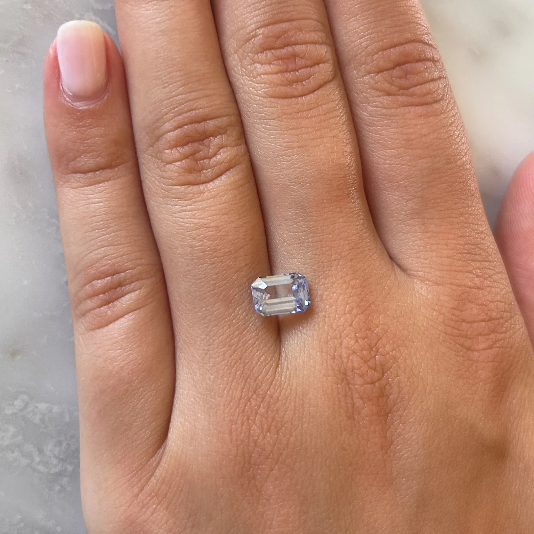 BESPOKE 2.06CT LIGHT BLUE SAPPHIRE - Image 3