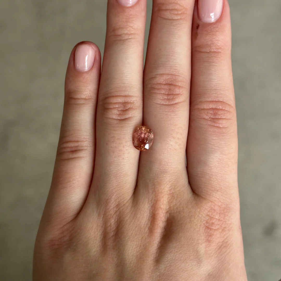 Bespoke 2.27ct Imperial Topaz Oval Cut - Image 3
