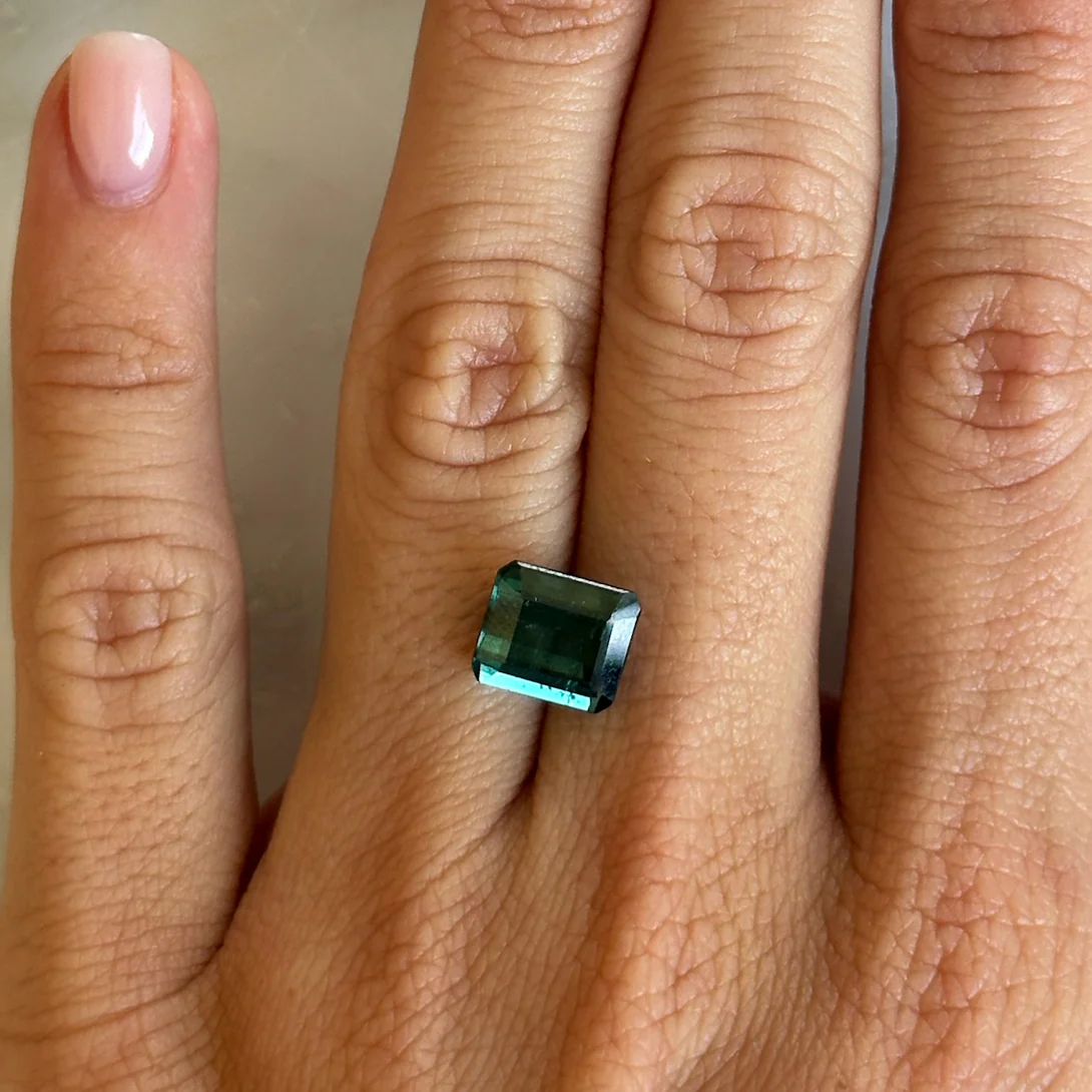 BESPOKE 3.20CT TEAL GREEN TOURMALINE - Image 3