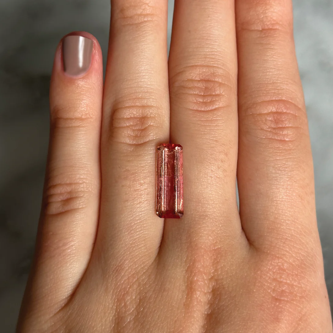 Bespoke 4.84ct Strawberry Imperial Topaz - Image 3