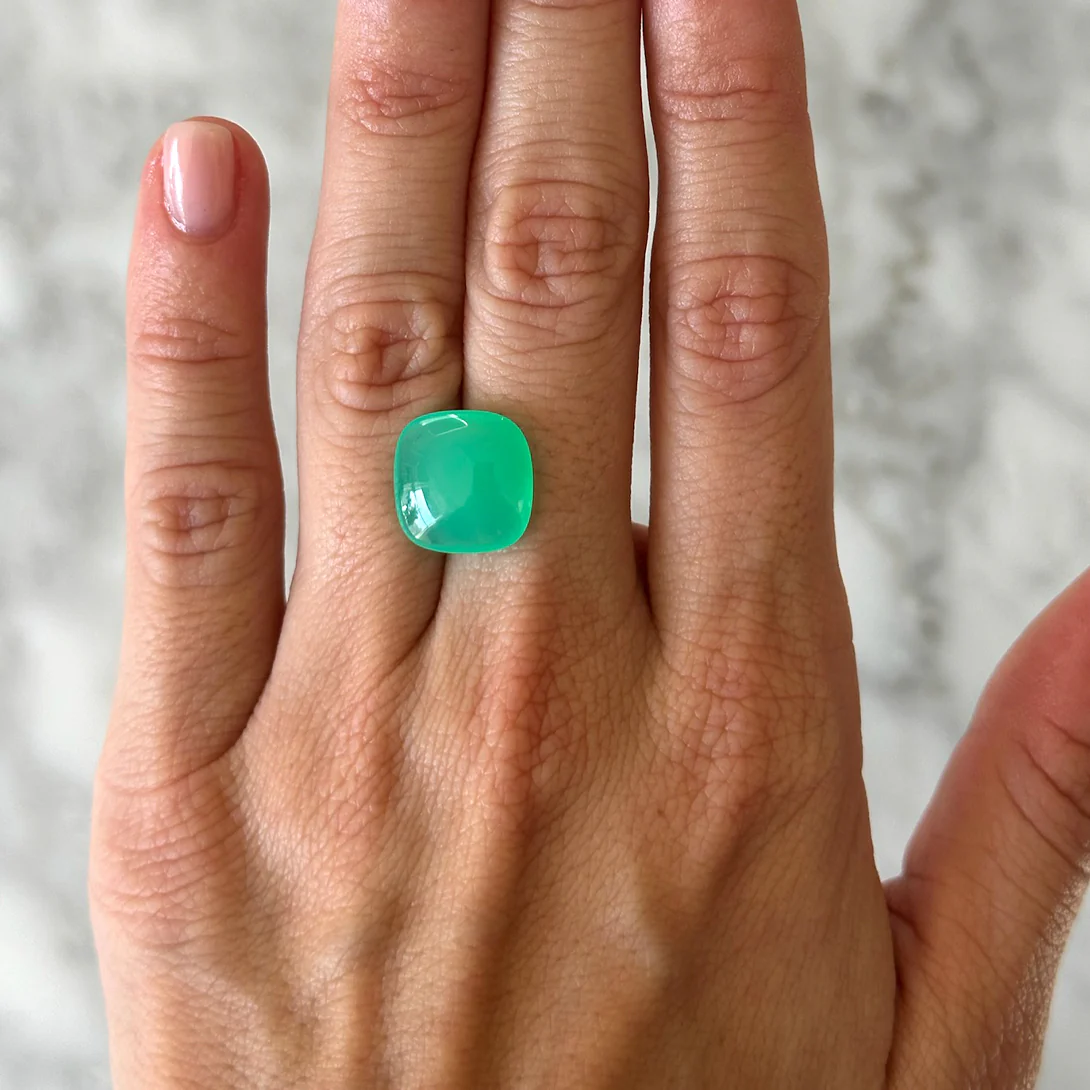 BESPOKE 5.50CT CHRYSOPRASE - Image 2