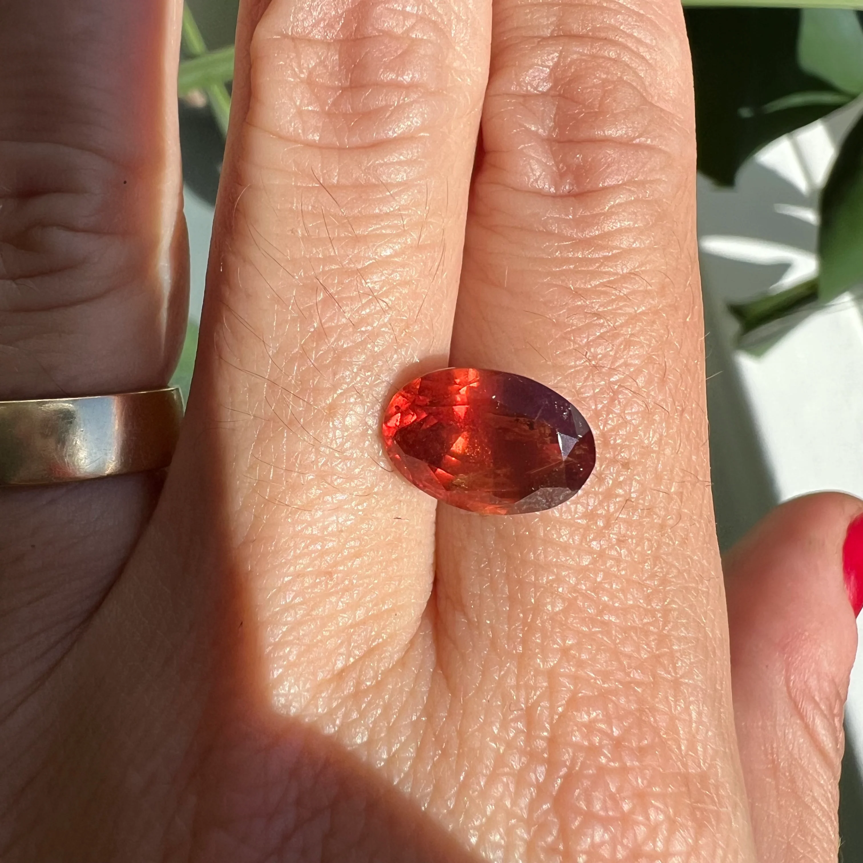 Bespoke 6.09ct Orange-Red Sapphire - Image 3