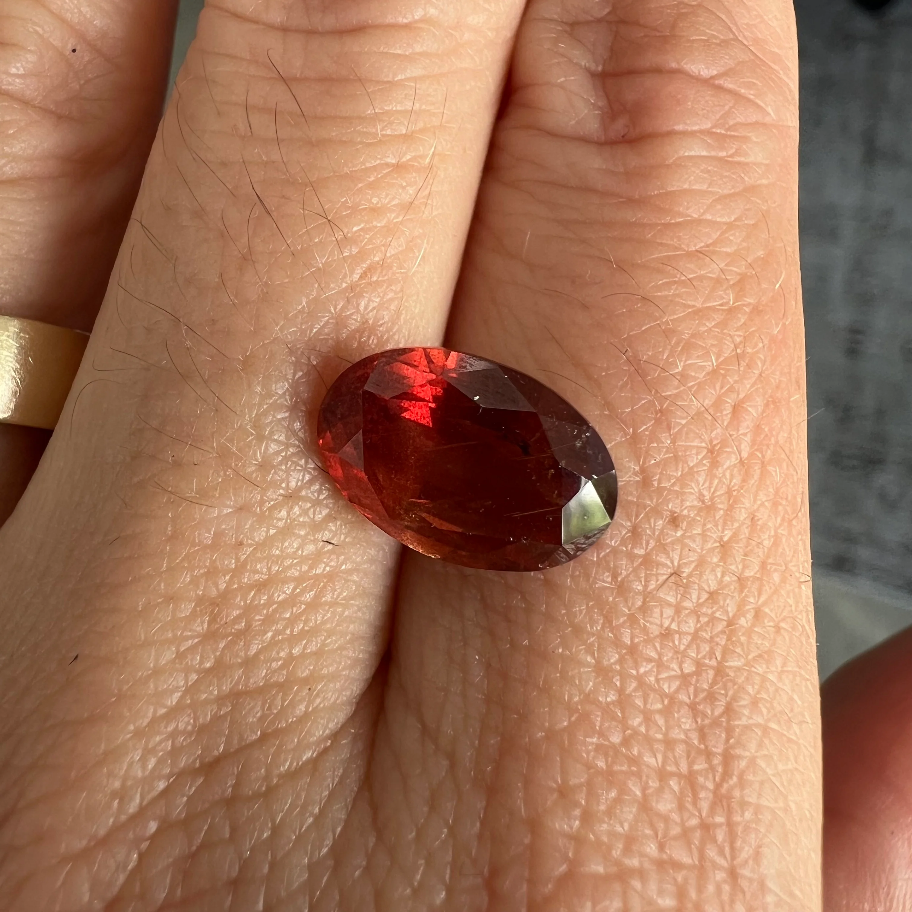 Bespoke 6.09ct Orange-Red Sapphire - Image 4